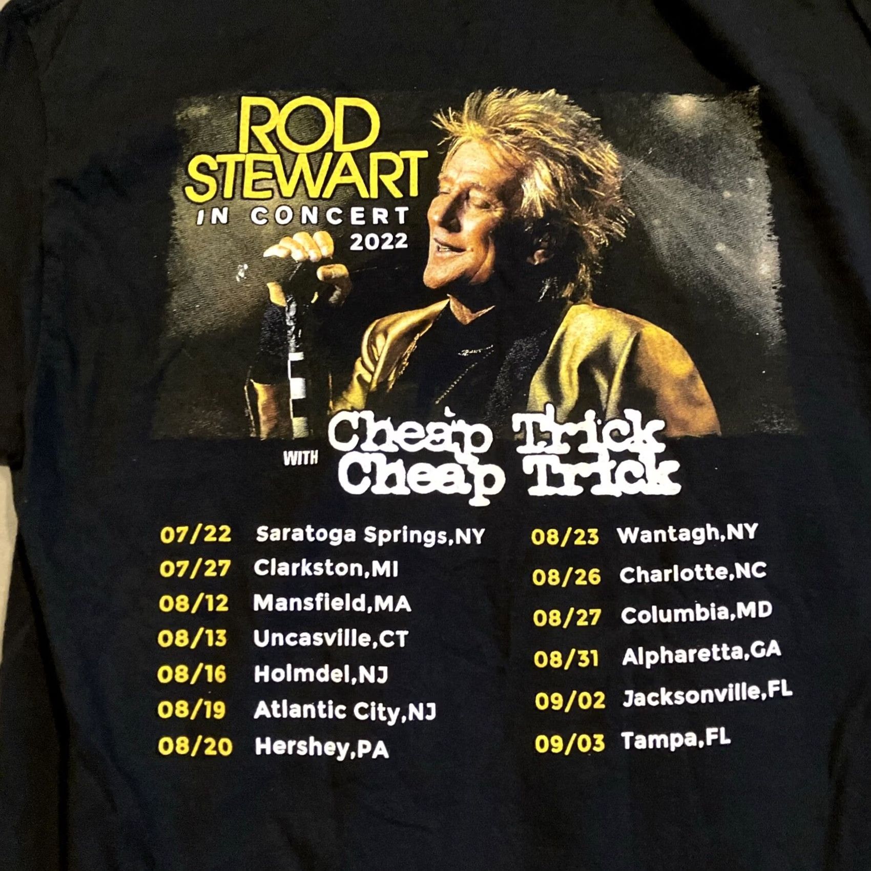 Fruit Of The Loom Rod Stewart Cheap Trick 2022 North America Tour Men’s Medium NWOT Size US M / EU 48-50 / 2 - 5 Thumbnail