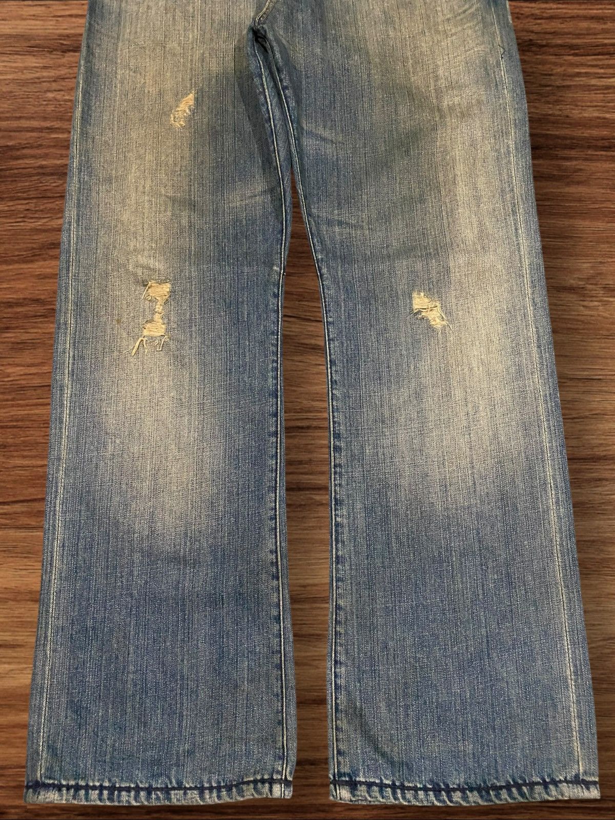 Artful Dodger ⚡️Baggy⚡️Artful Dodgers Distressed Blue Wash Streetwear Jeans Size US 36 / EU 52 - 12 Thumbnail