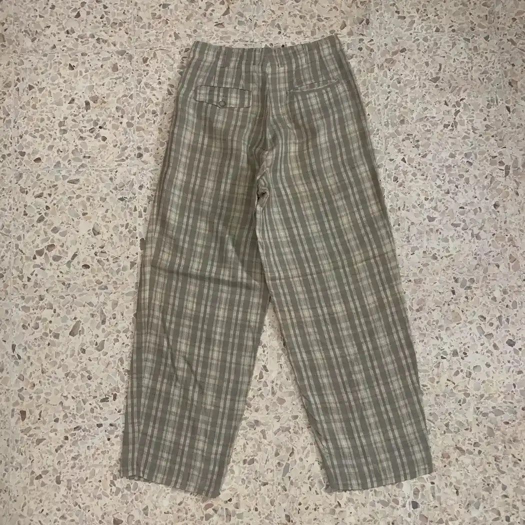 Japanese Brand LAUTREAMOUNT MEN Japanese Vtg Check Trouser Baggy Plaid Pant Size US 28 / EU 44 - 11 Thumbnail