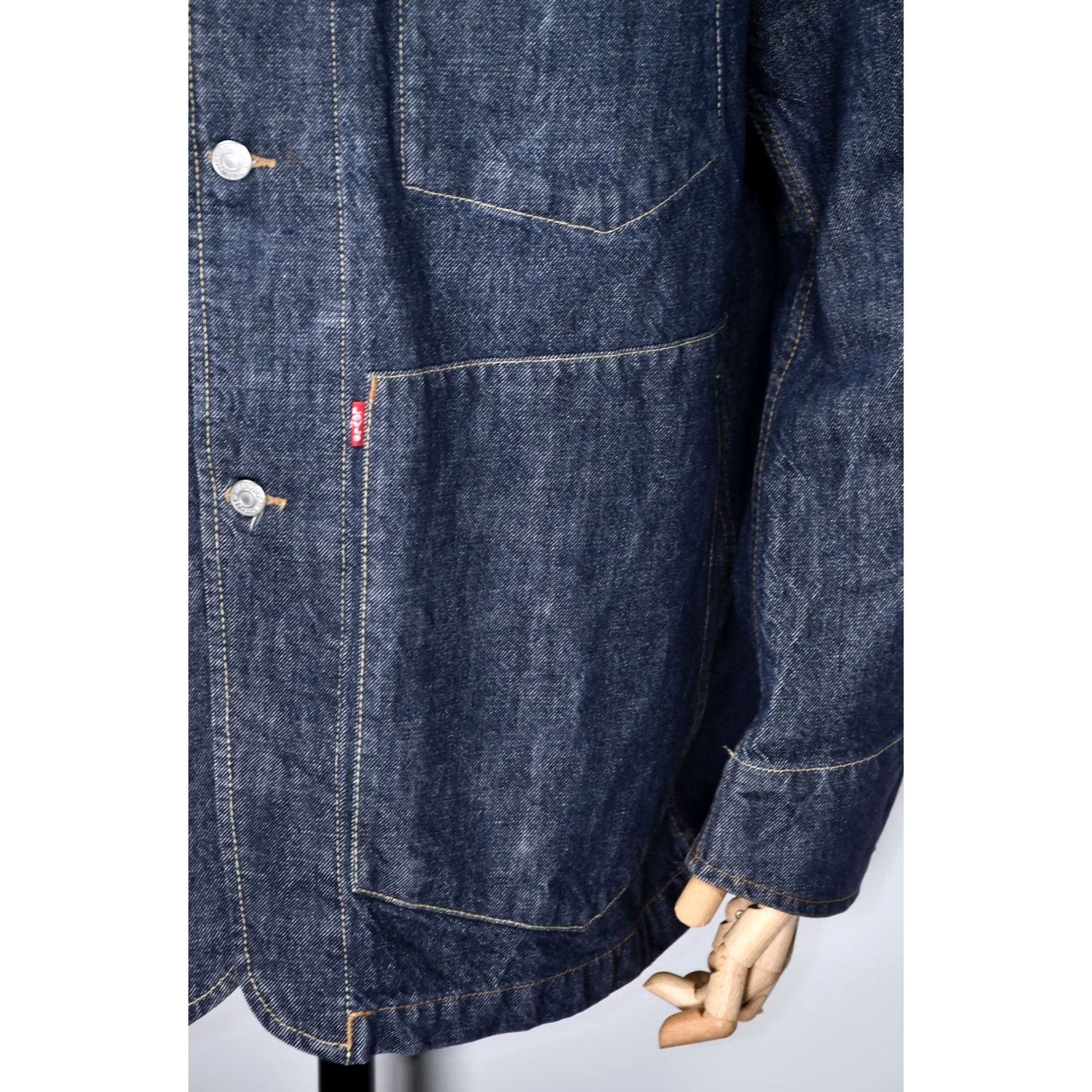 Levi's Levi's 70525 Jacket Denim Chore XL Regular Blue Denim Jacket Men Chest 65 cm Length 81 cm Length Sleeve 66 cm Vintage: No Size US XL / EU 56 / 4 - 5 Thumbnail