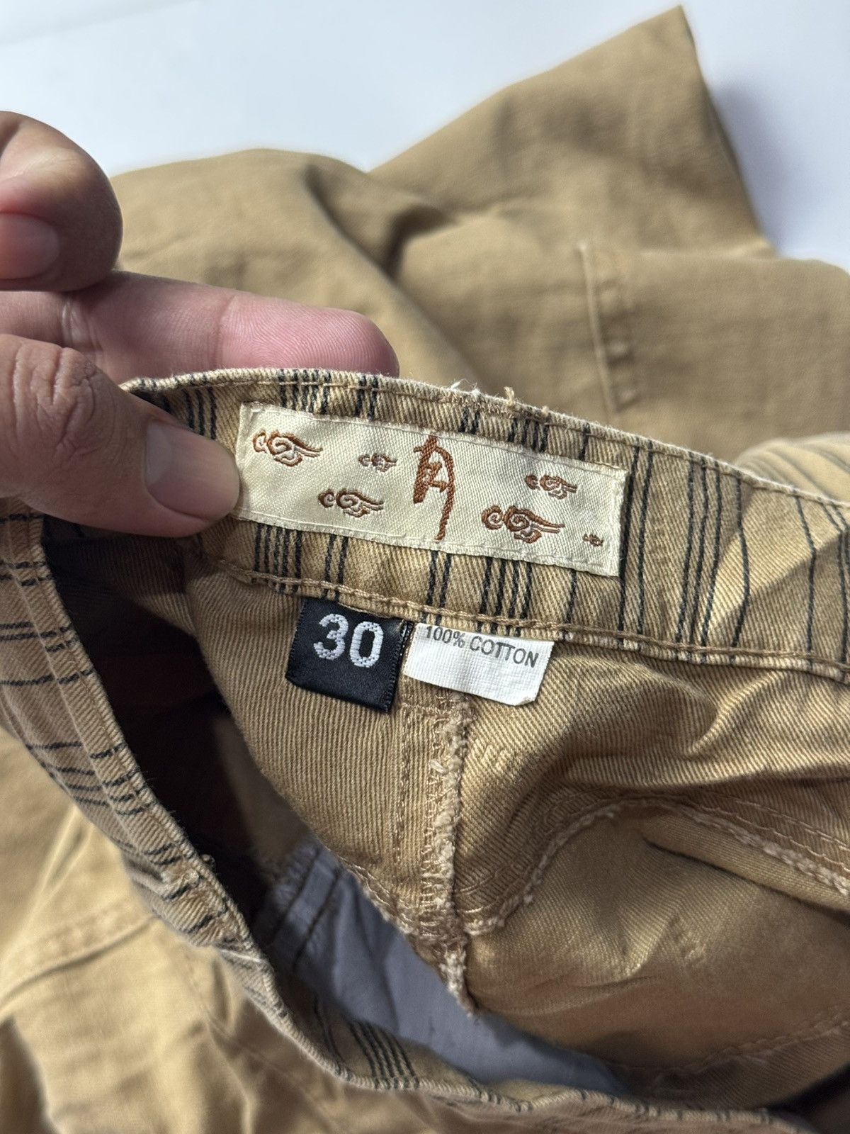 If Six Was Nine × Japanese Brand × Le Grande Bleu (L.G.B.) Double waist cargo pants japanese style Size US 29 - 9 Thumbnail