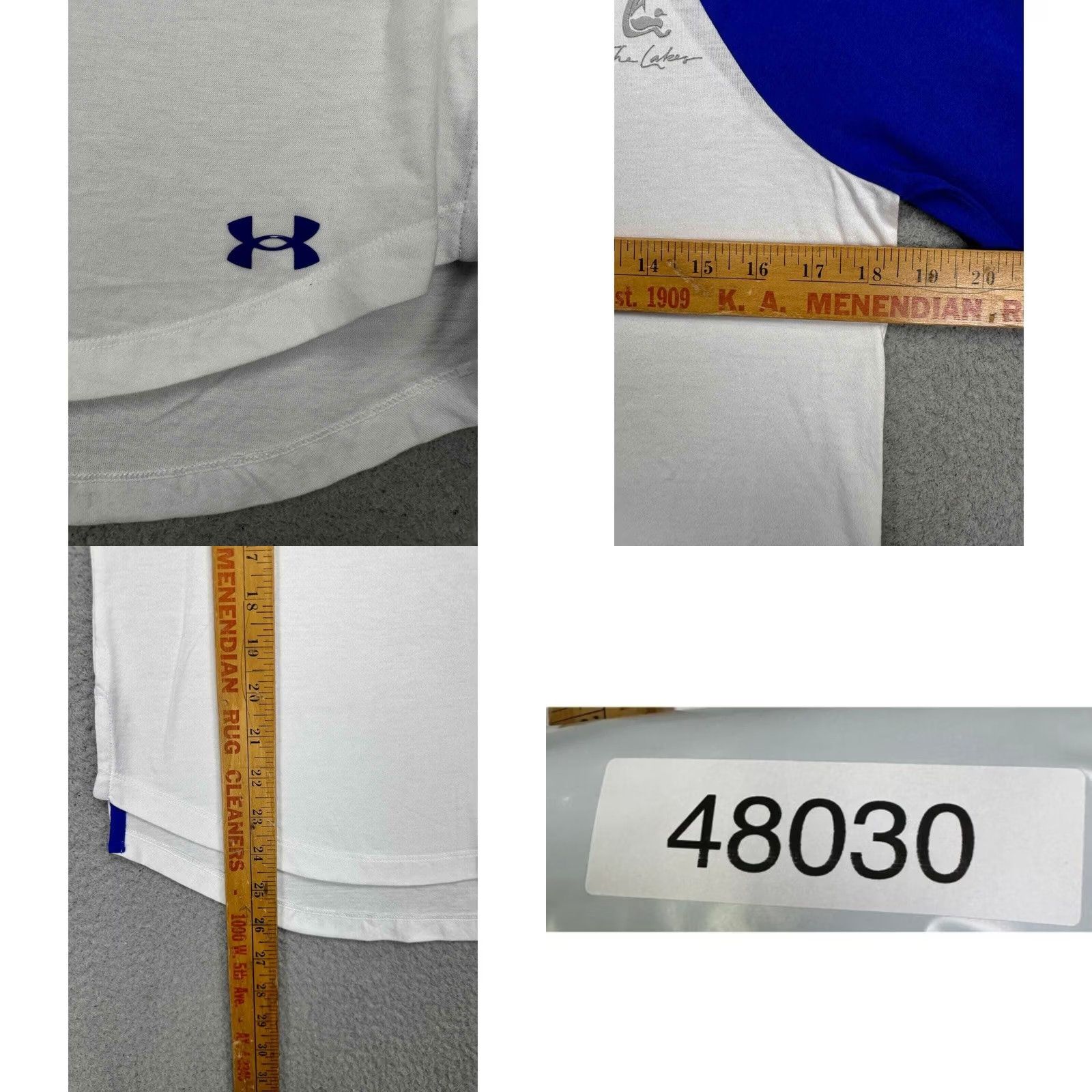Under Armour Under Armour T-Shirt Womens Small The Lake White Colorblock 3-Quarter Sleeve NEW Size S / US 4 / IT 40 - 8 Thumbnail