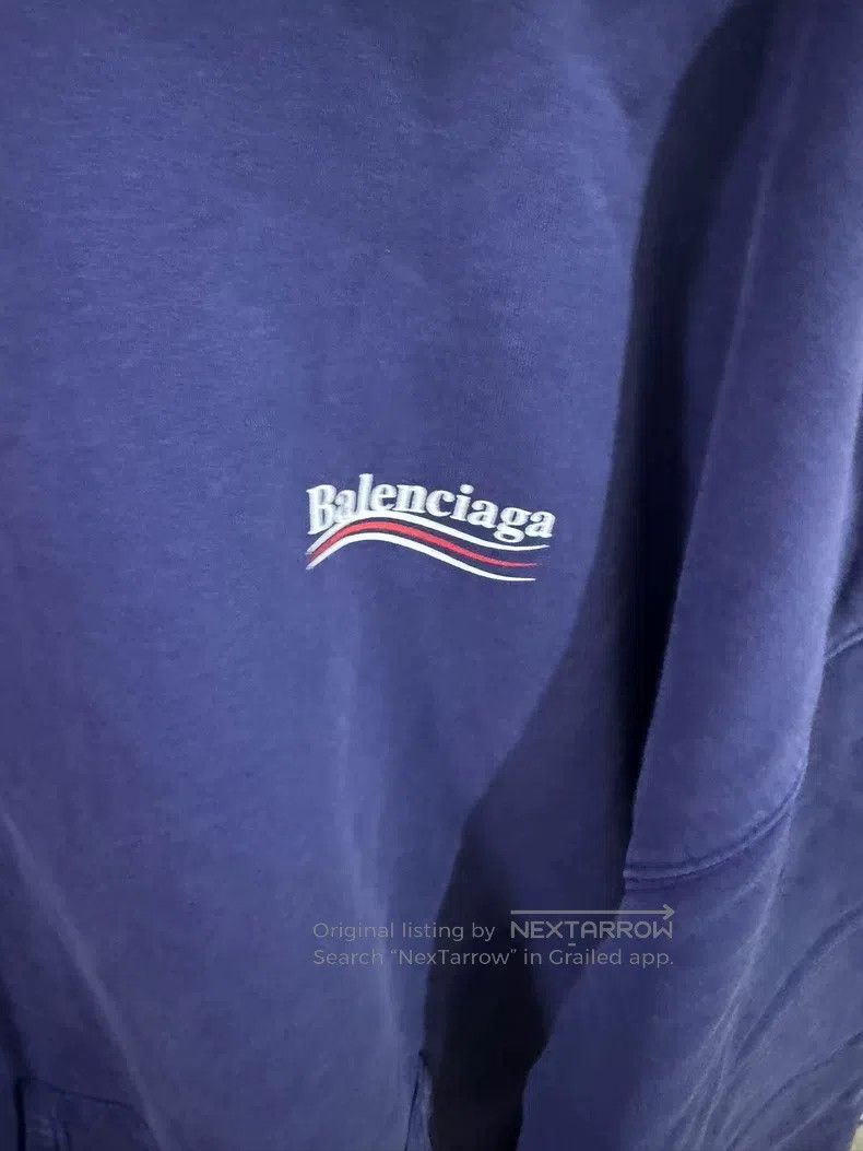 Balenciaga Balenciaga Solid Color Logo Letter Printed Hoodie Size US S / EU 44-46 / 1 - 2 Thumbnail