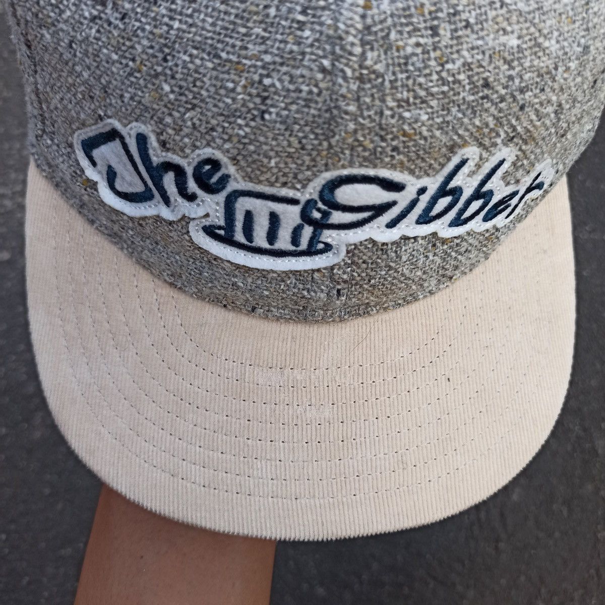 Japanese Brand Unique materials. Snapbacl The sibber hat by ungrid Size 38 - 12 Thumbnail
