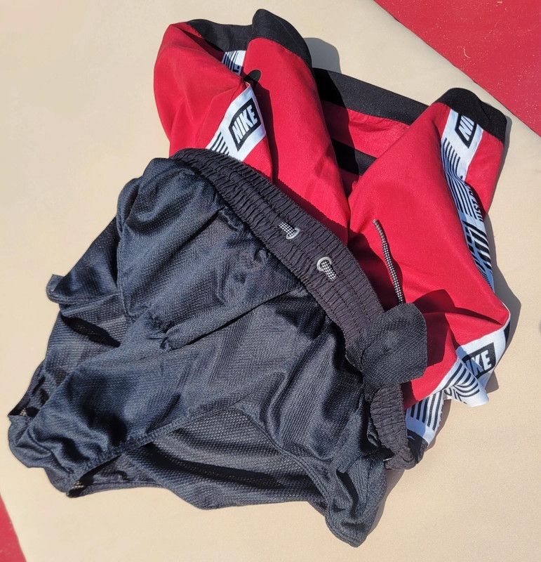 Nike × Vintage Vintage 90s Nike retro logo swoosh shorts Size US 30 / EU 46 - 3 Thumbnail