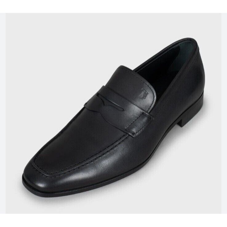 Tod's Tod's Black Leather Slip On Penny Loafers Dress Shoes Size US 10 / EU 43 - 16 Thumbnail