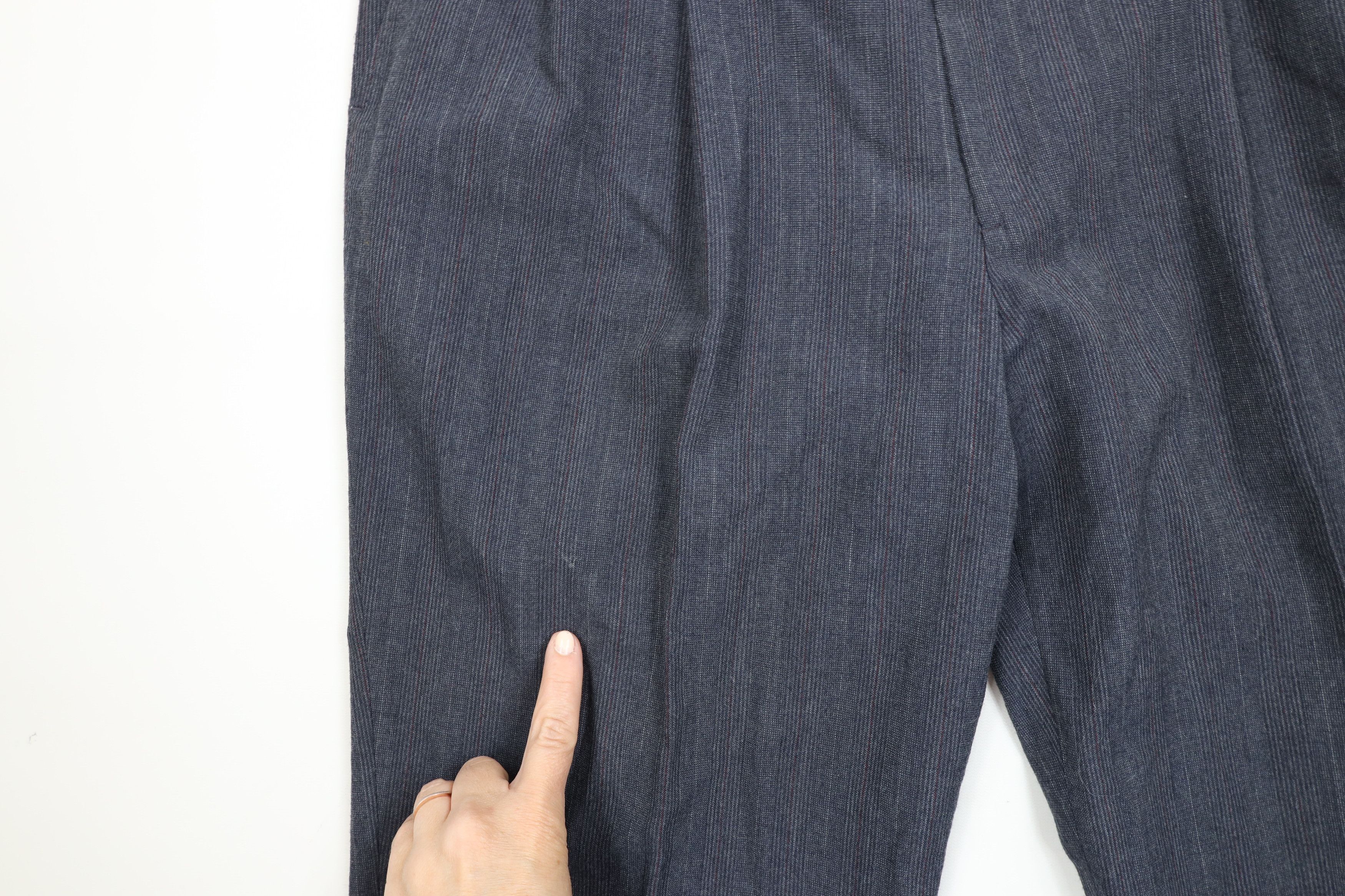 Vintage Vintage 70s Streetwear Pleated Wide Leg Chino Pants Size US 36 / EU 52 - 5 Thumbnail