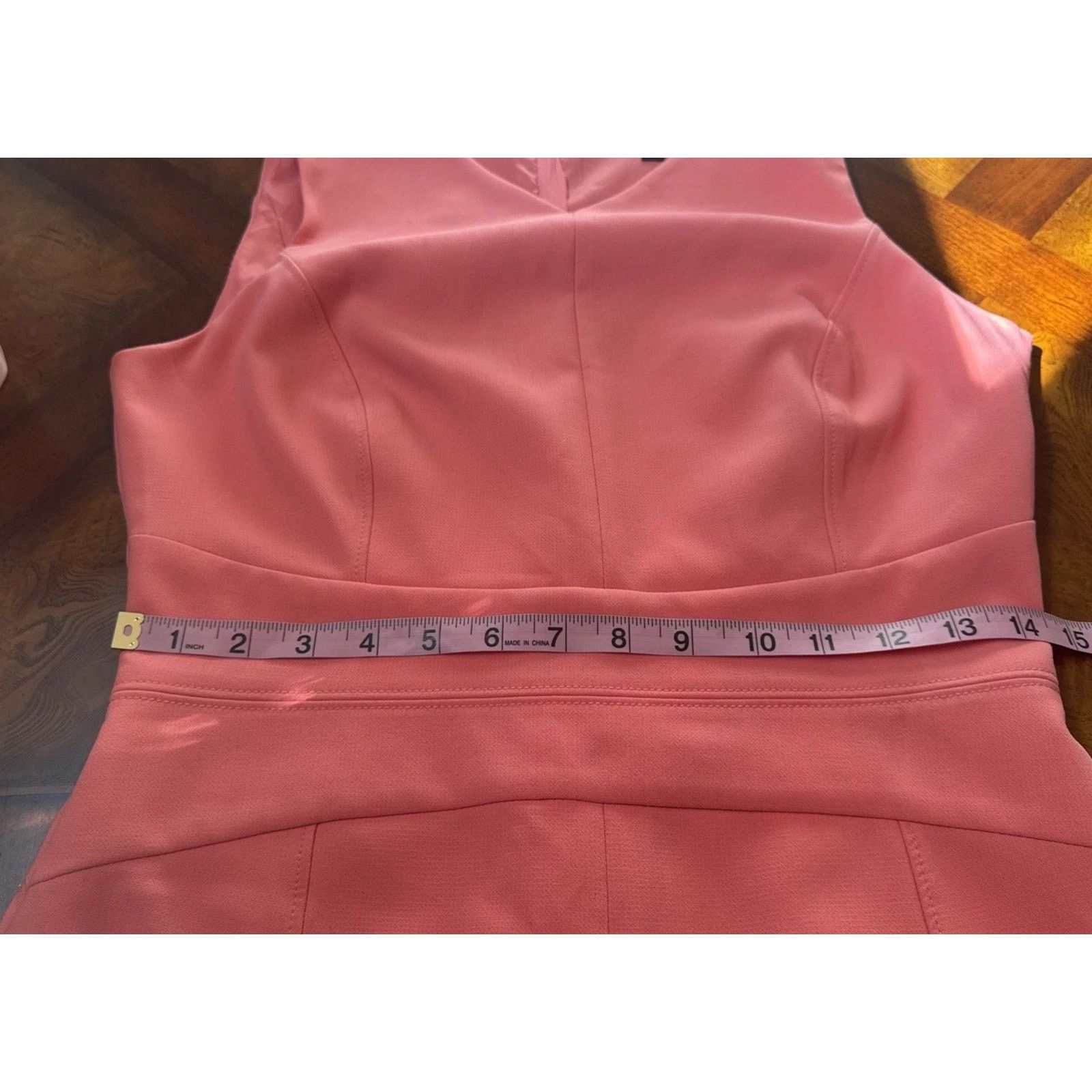 White House Black Market White House Black Market Seamed Sheath Dress Salmon Sz 6 Size M / US 6-8 / IT 42-44 - 6 Thumbnail