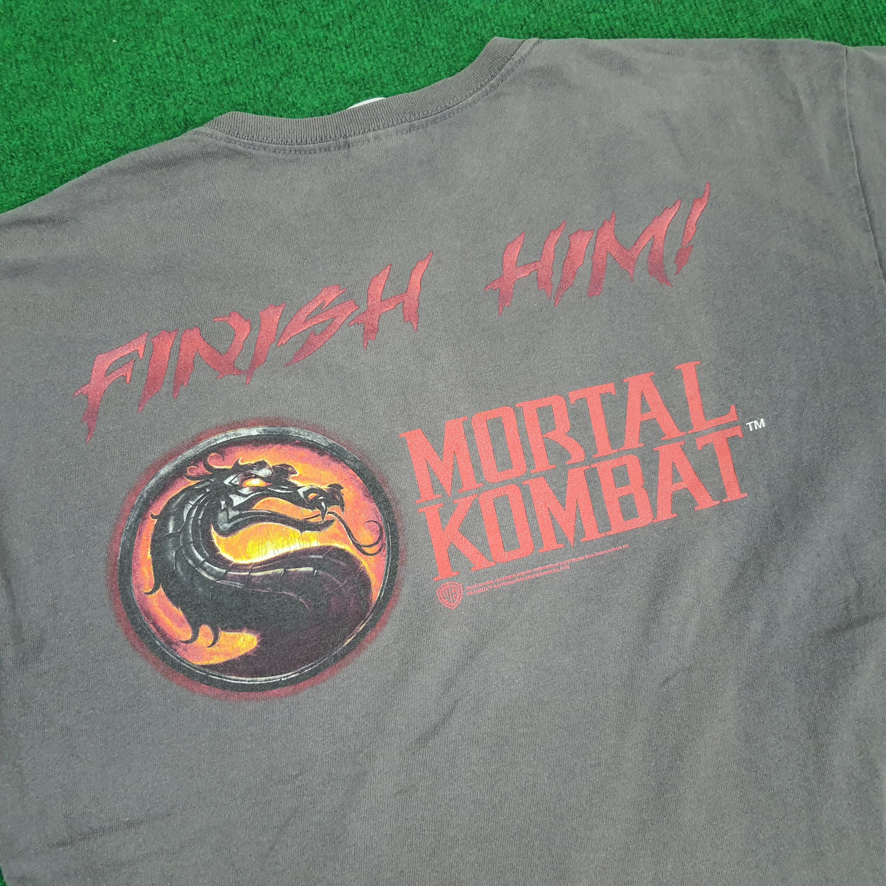 Playstation × The Game × Vintage Vintage Mortal Kombat The Dragon Fatality T-shirt Size US L / EU 52-54 / 3 - 2 Thumbnail