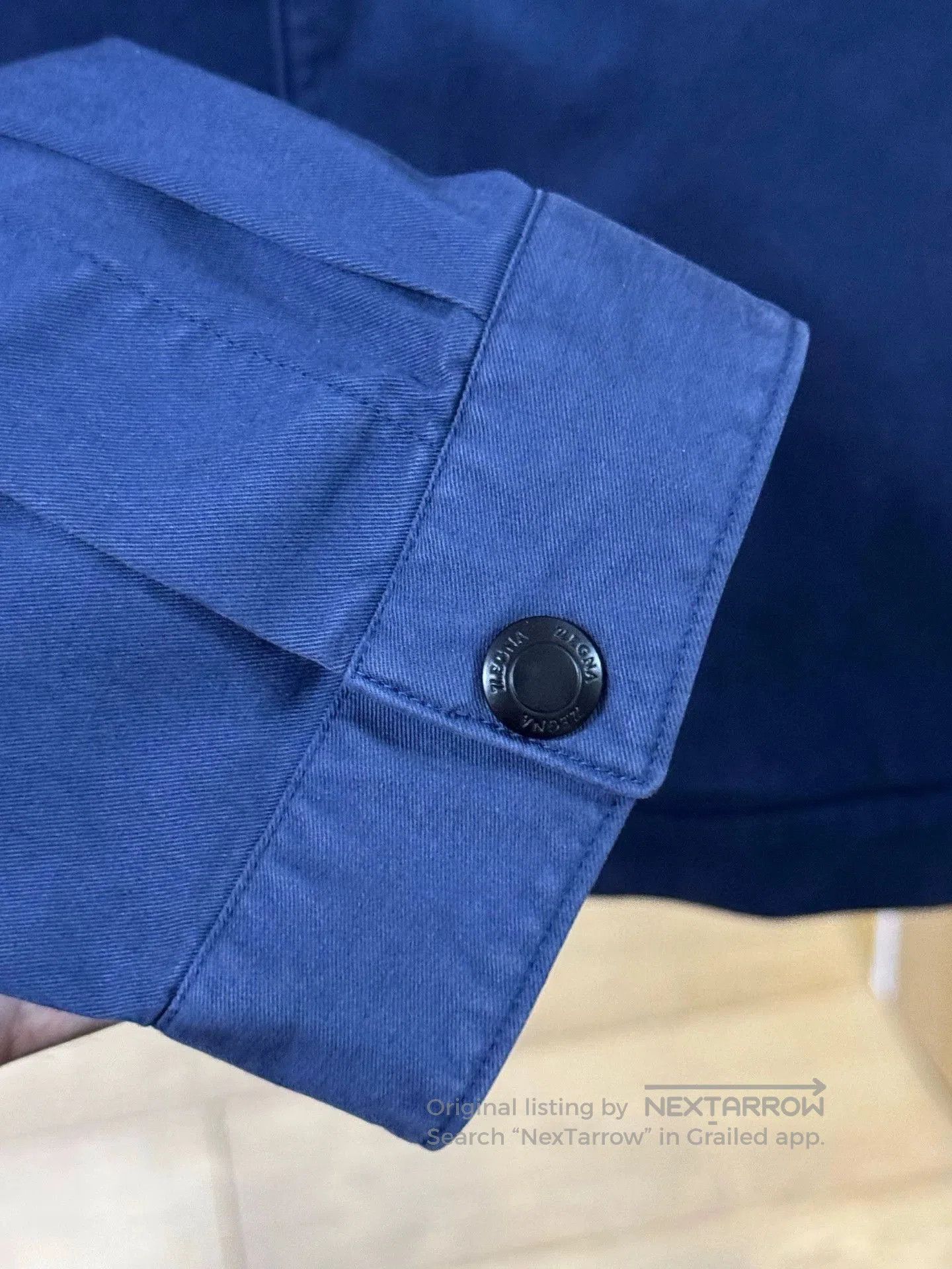 Ermenegildo Zegna navy blue button-up jacket by ZEGNA. Size US L / EU 52-54 / 3 - 5 Thumbnail