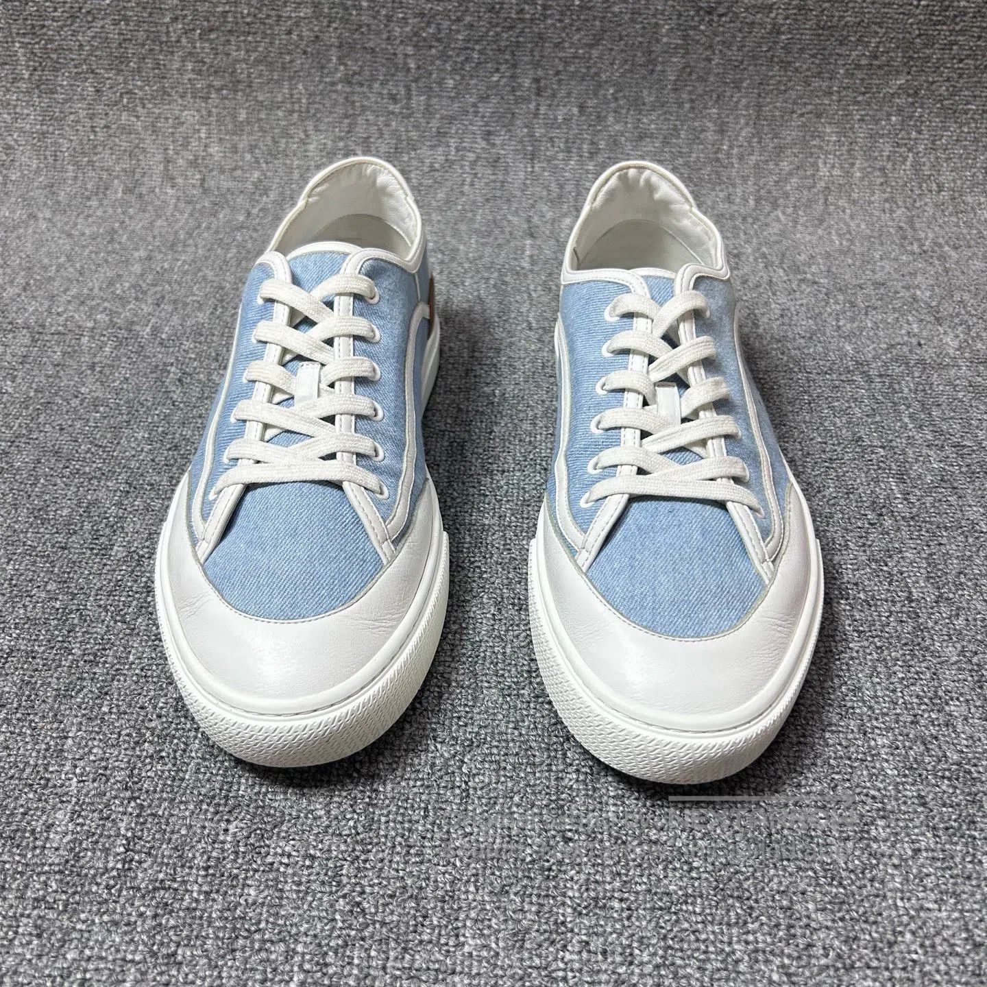 Hermes Hermes Denim Canvas Sports Shoes Blue| Size US 11 / EU 44 - 4 Thumbnail