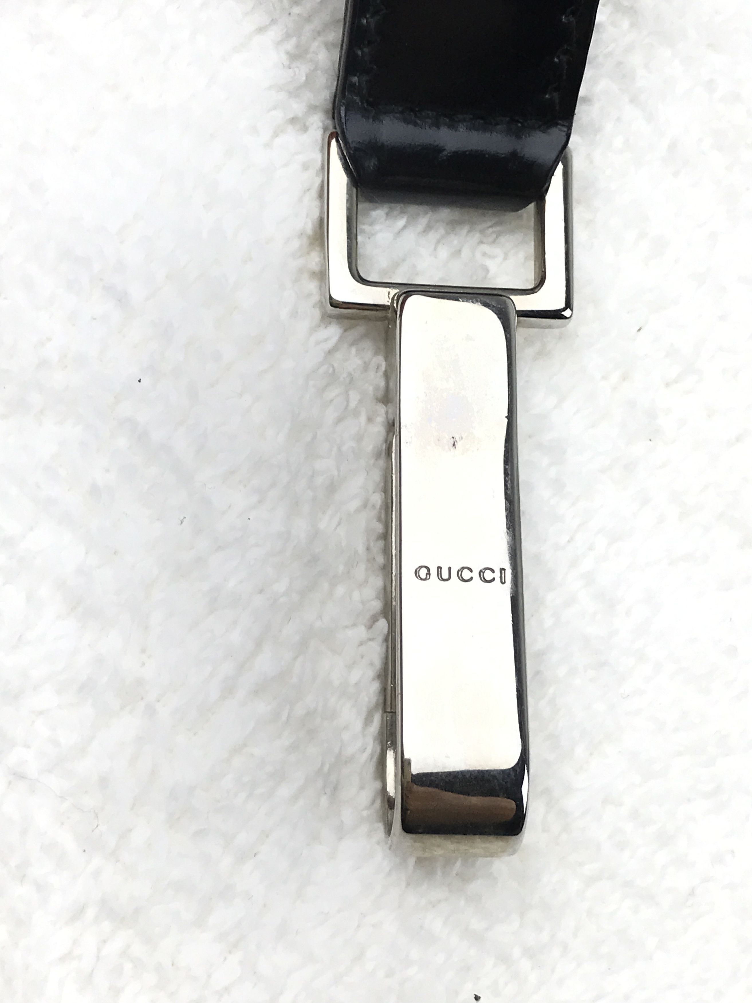 Gucci × Vintage Vintage Gucci Black Patent Leather Handbag With Strap Size ONE SIZE - 18 Thumbnail