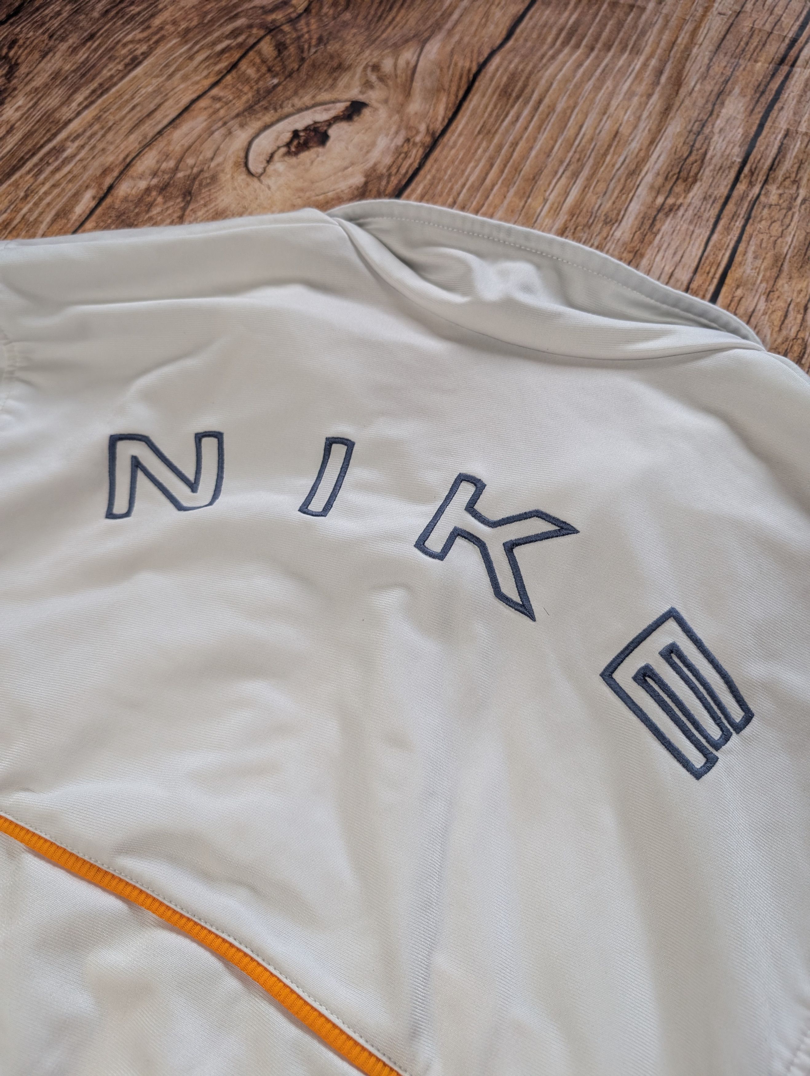 Nike × Vintage White and gold vintage nike windbreaker jacket y2k Size US XL / EU 56 / 4 - 6 Thumbnail