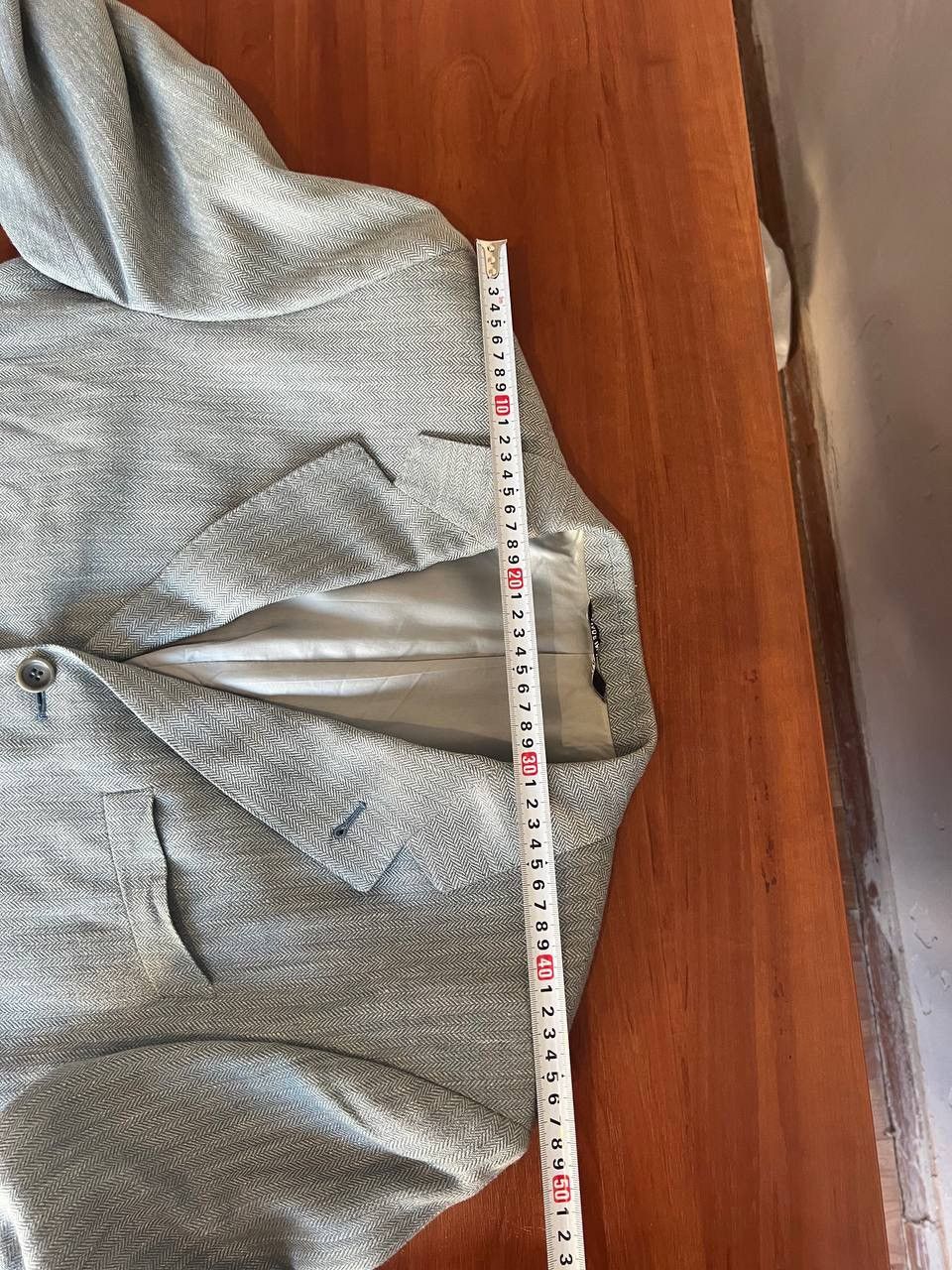 Celine 80/90’s CELINE HOMME RARE GREY MENS LINEN BLAZER JACKET 48 Size US L / EU 52-54 / 3 - 20 Thumbnail