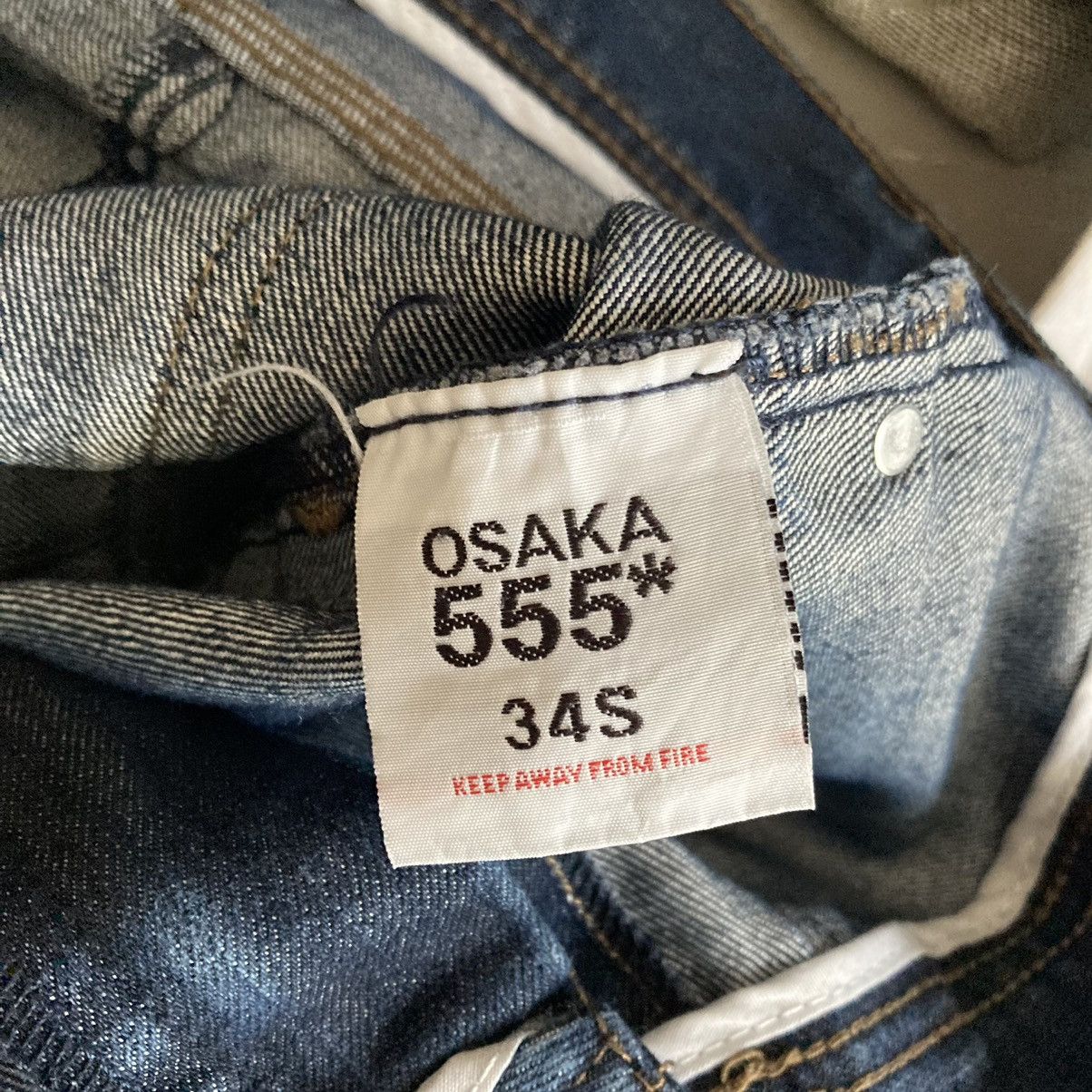 20471120 × Le Grande Bleu (L.G.B.) Vintage Balanciaga style cargo denim jeans Avant-Garde Size US 34 / EU 50 - 4 Thumbnail