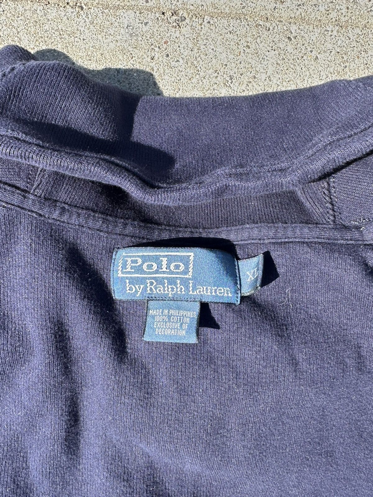 Polo Ralph Lauren Navy blue Polo Ralph Lauren crew neck pullover Size US XL / EU 56 / 4 - 3 Thumbnail