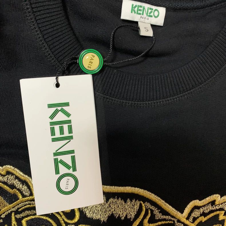 Kenzo KENZO Lady black tiger head sweater Size S / US 4 / IT 40 - 3 Thumbnail