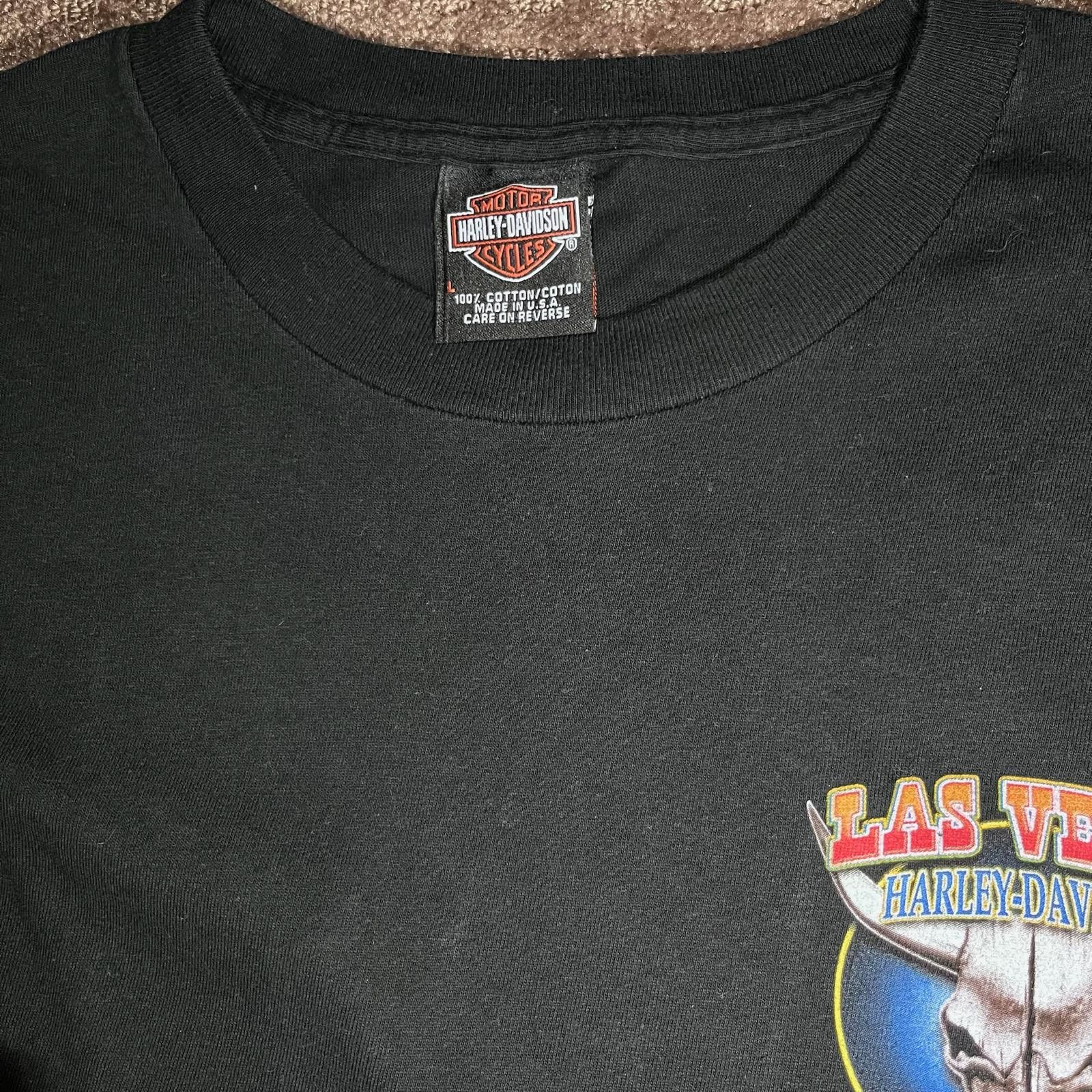 Harley Davidson 🐂 Harley-Davidson Tee – Size L Size US L / EU 52-54 / 3 - 5 Thumbnail