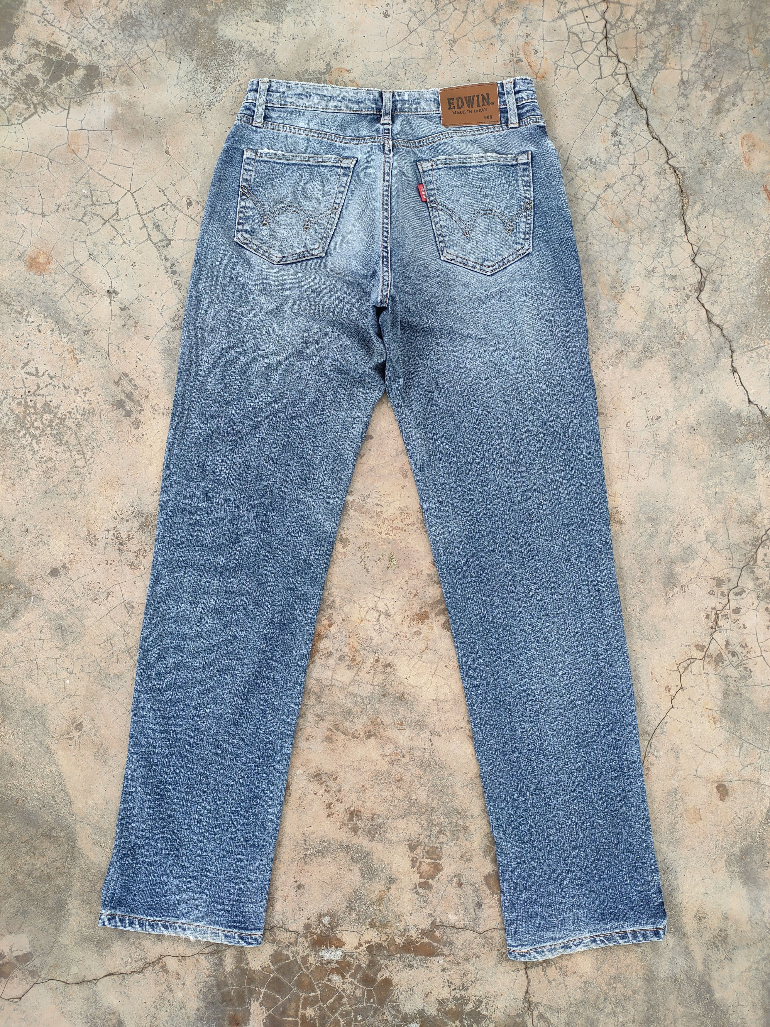Edwin × Jean × Vintage VINTAGE EDWIN FADED JEANS DENIM PANTS Size US 32 / EU 48 - 2 Thumbnail