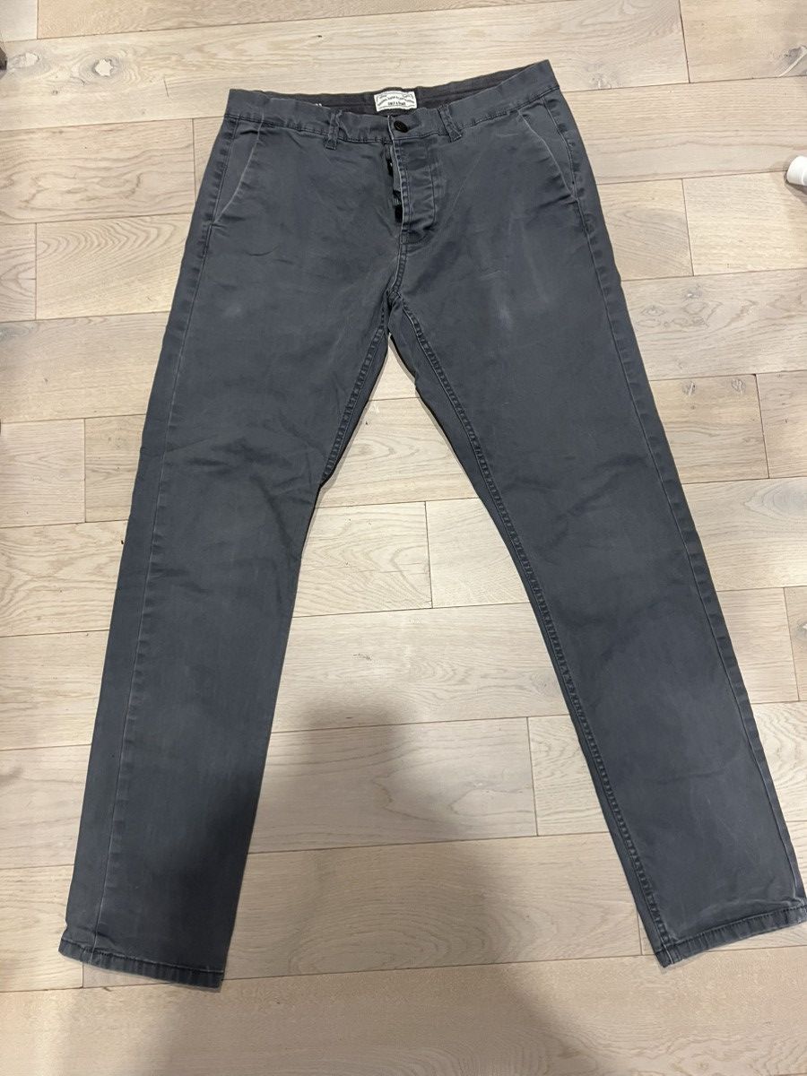 ONLY & SONS Only & Sons Slim Straight Grey Pants Men’s Size 32x34 Size US 32 / EU 48 - 1 Thumbnail