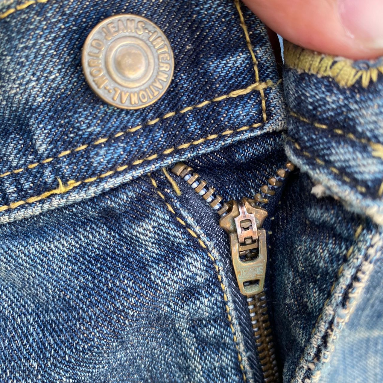 If Six Was Nine Vintage G Heart Limited Edition Distressed Denim Size US 34 / EU 50 - 17 Thumbnail