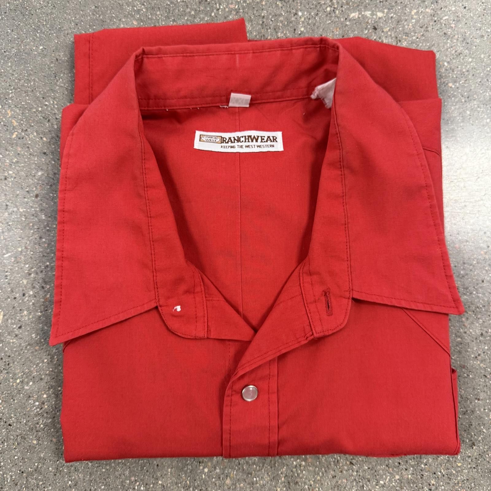 Designer Corral West Ranchwear Red Short-Sleeve Shirt XXL 2XL Size US XXL / EU 58 / 5 - 7 Thumbnail