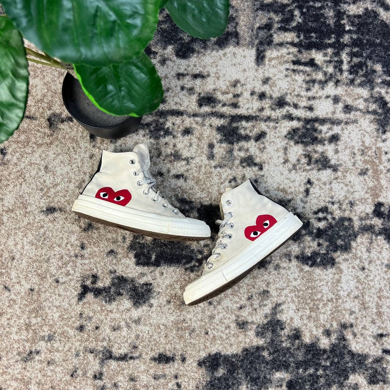 Comme des Garcons PLAY × Converse Converse x Comme Des Garcons PLAY Hi-Top Sneakers Size US 6 / IT 36 - 1 Thumbnail