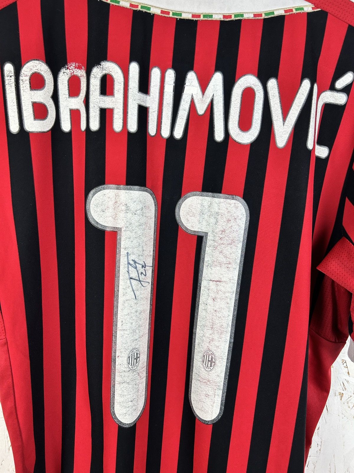 Adidas Adidas AC Milan 2011/12 #11 Zlatan Ibrahimovic Signed Jersey Size US M / EU 48-50 / 2 - 2 Thumbnail