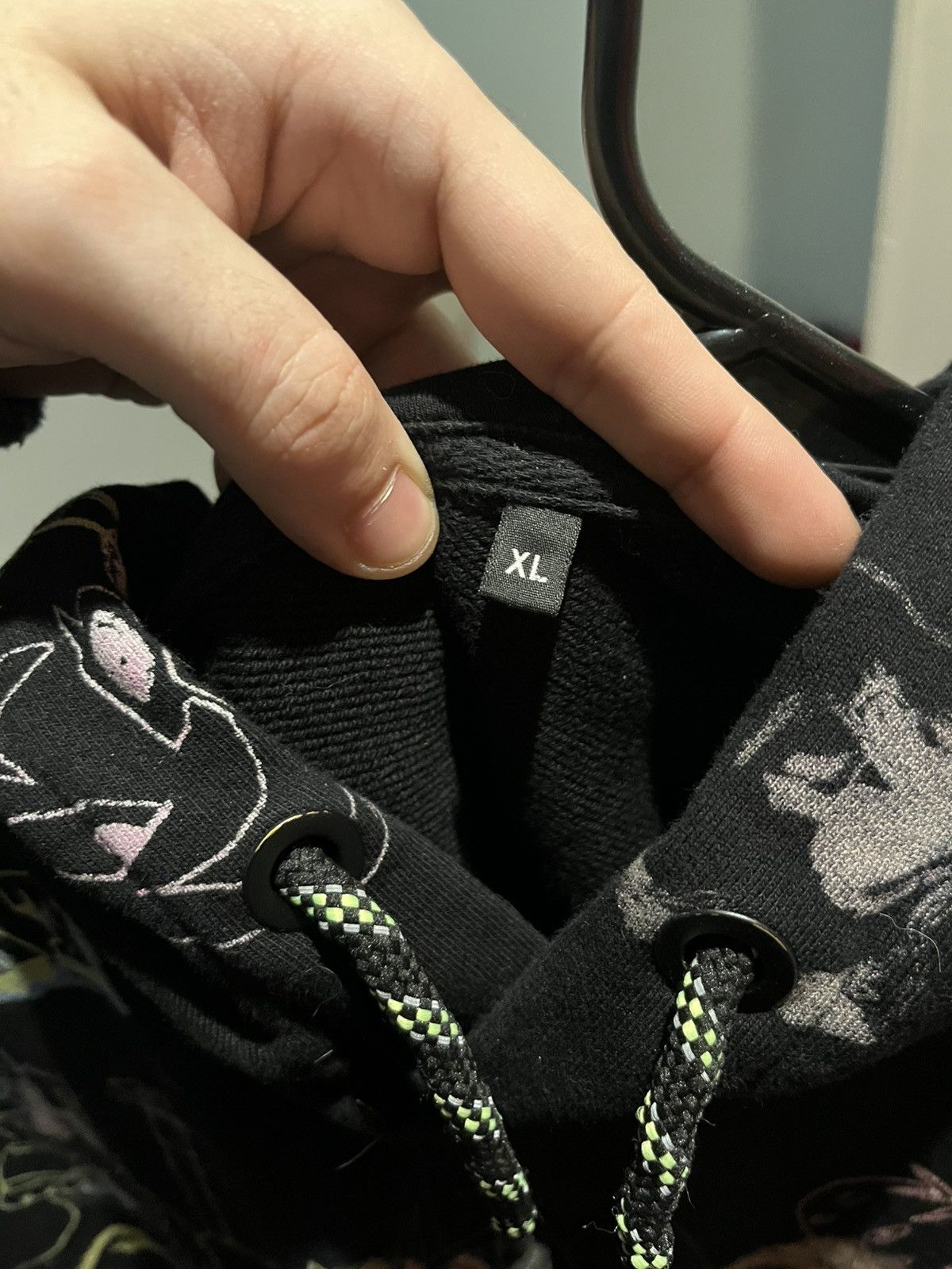 Drain Gang Bladee x Claire Barrow 333 Hoodie Black Size US XL / EU 56 / 4 - 6 Thumbnail