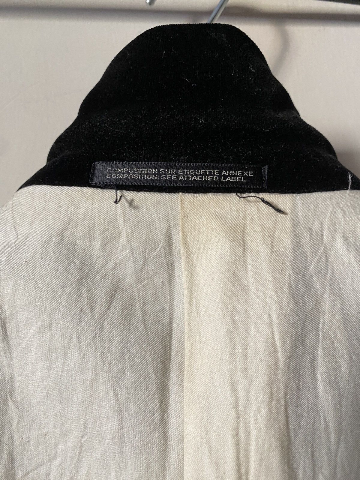 Yohji Yamamoto Yohji Yamamoto Velvet Blazer Costume d’homme Size 50L - 7 Thumbnail
