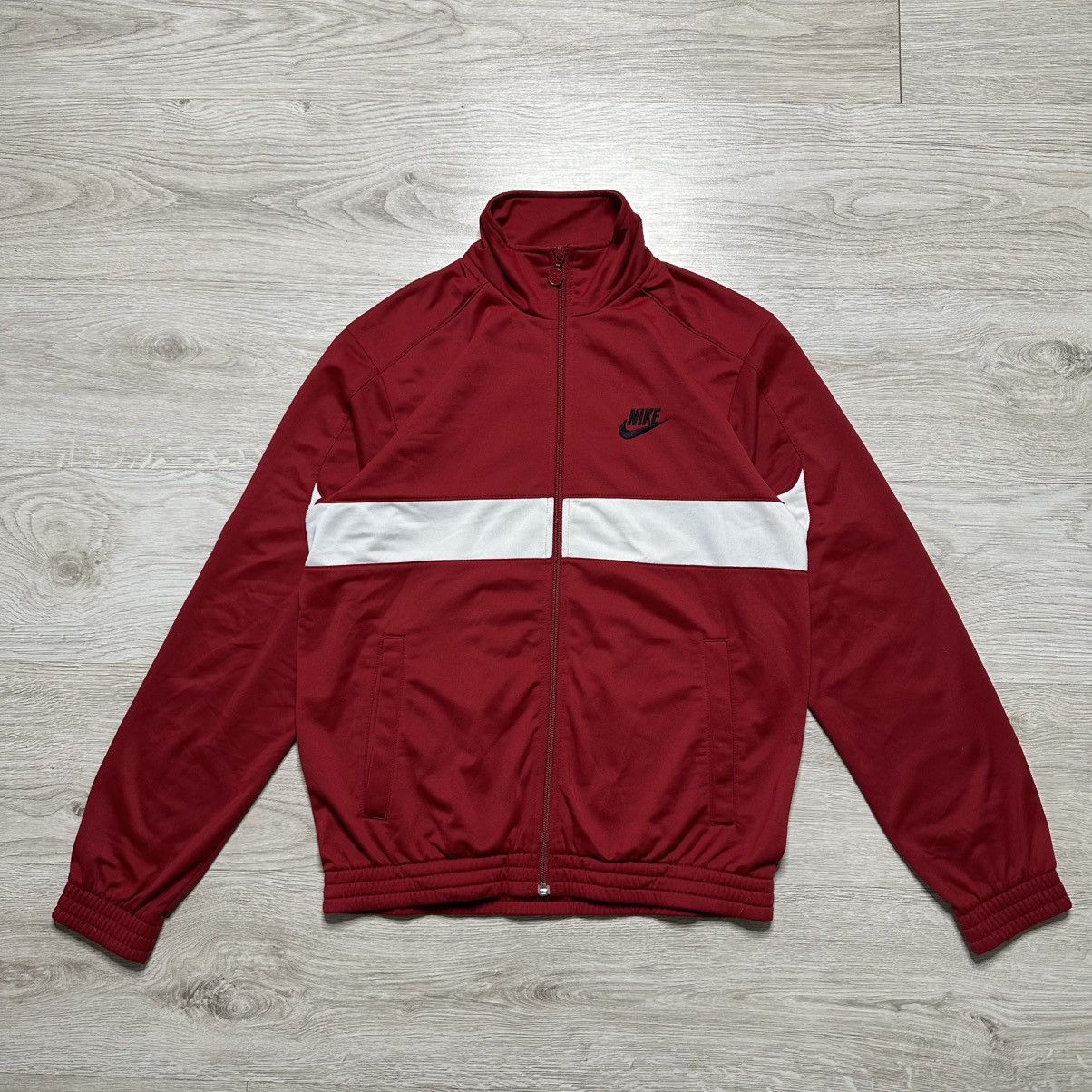 Nike Nike vintage track jacket retro logo Y2k swoosh rare Size US S / EU 44-46 / 1 - 1 Thumbnail