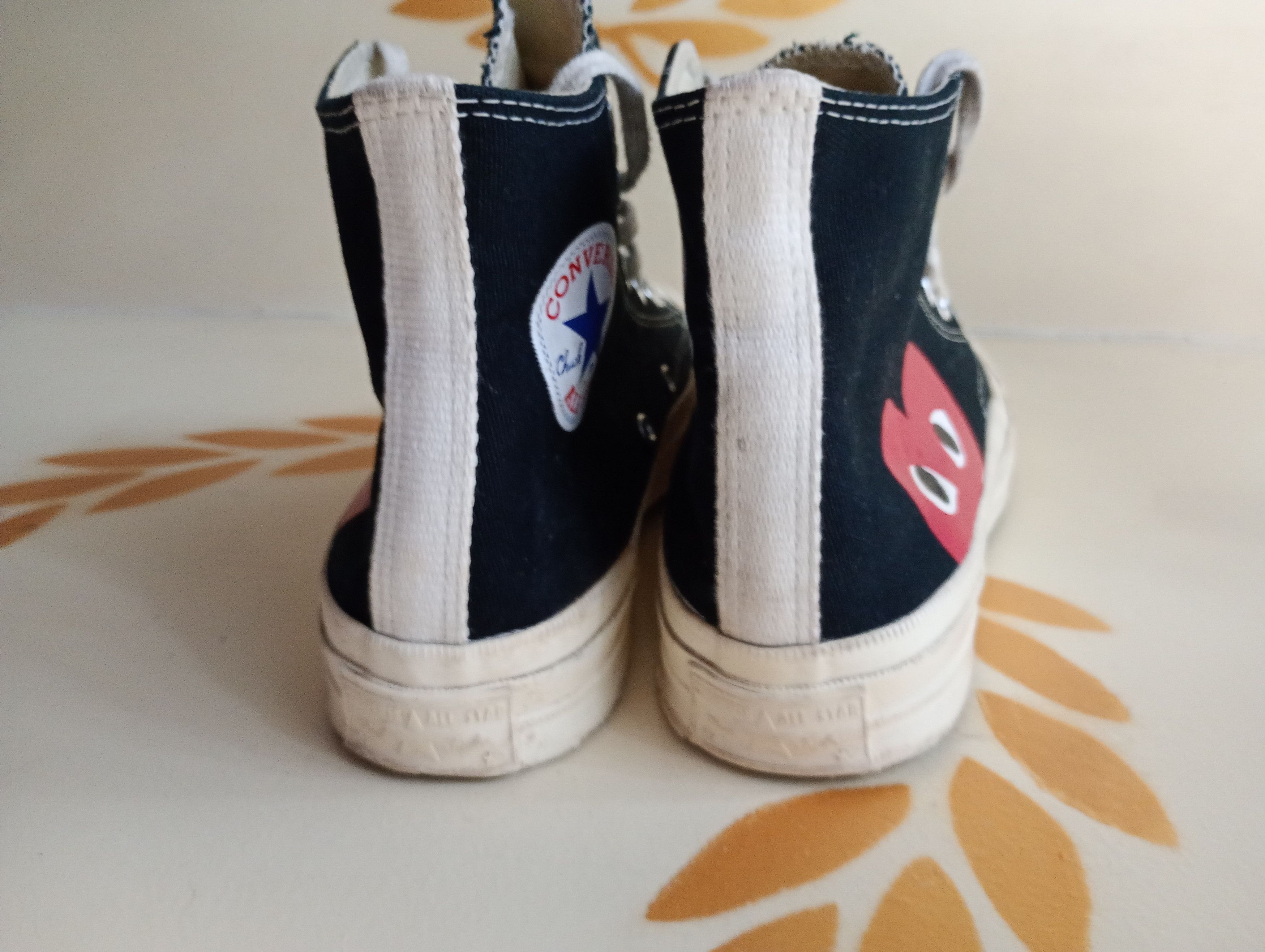 Comme des Garcons PLAY × Converse Converse x Comme Des Garcons Play Unisex Trainers Size US 7 / EU 40 - 14 Thumbnail