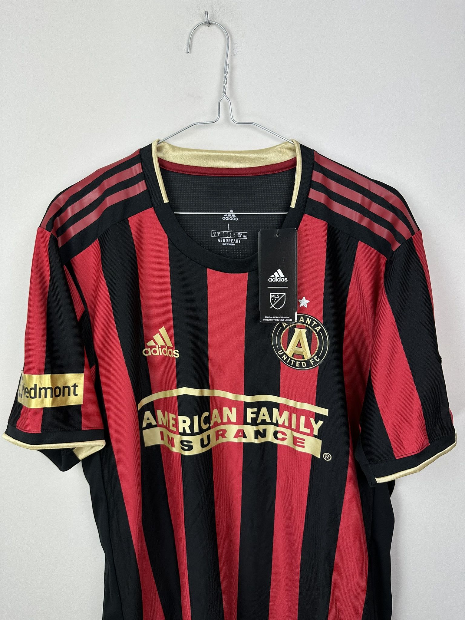 Adidas BNWT PLAYER ISSUE Atlanta United FC 2019/20 Home [L] Size US L / EU 52-54 / 3 - 3 Thumbnail