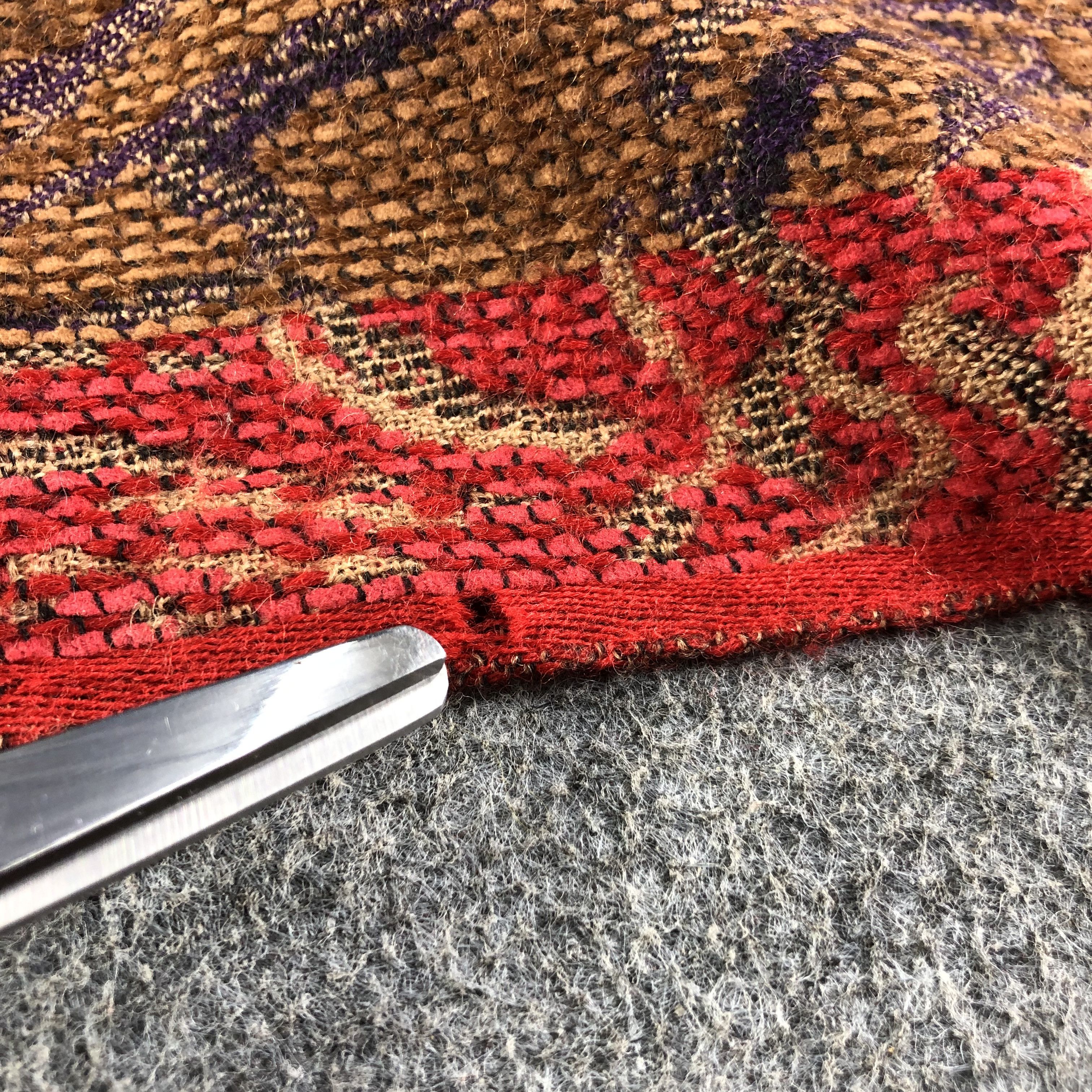Kenzo Kenzo Colorful Wool Scarf Muffler V1195 Size ONE SIZE - 11 Thumbnail