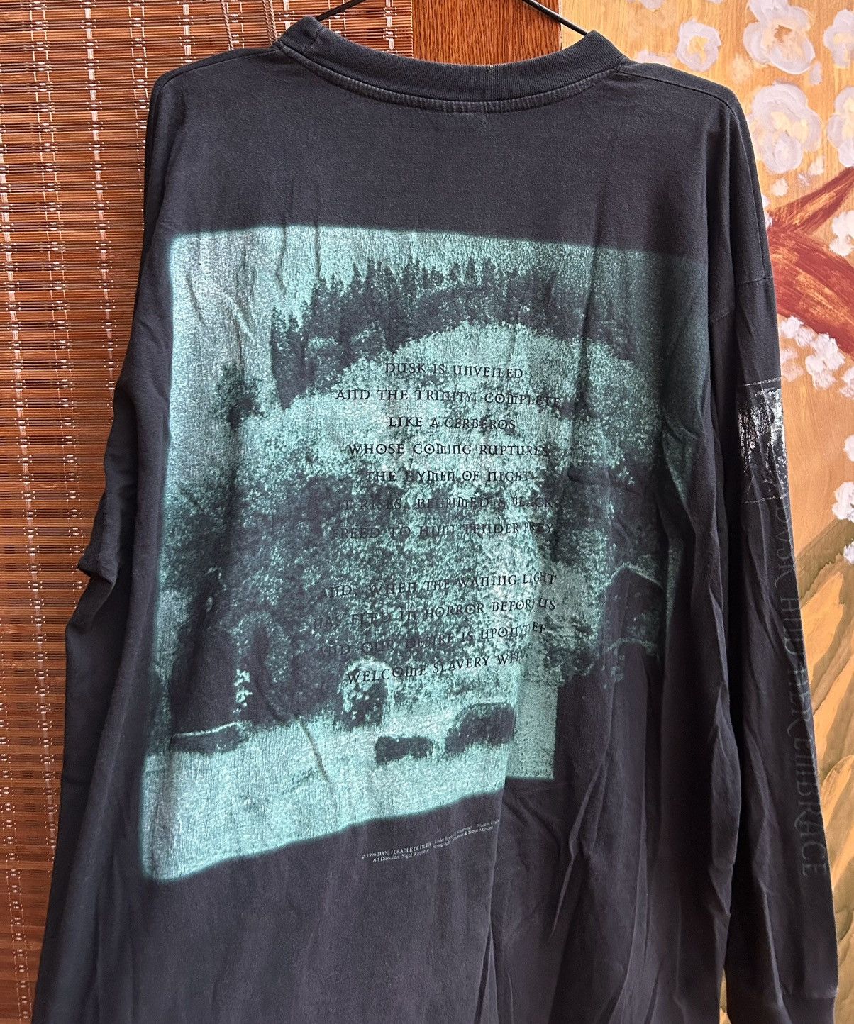 Band Tees 1996 Cradle Of Filth Dusk And Her Embrace Long Sleeve Tee Size US XL / EU 56 / 4 - 4 Thumbnail
