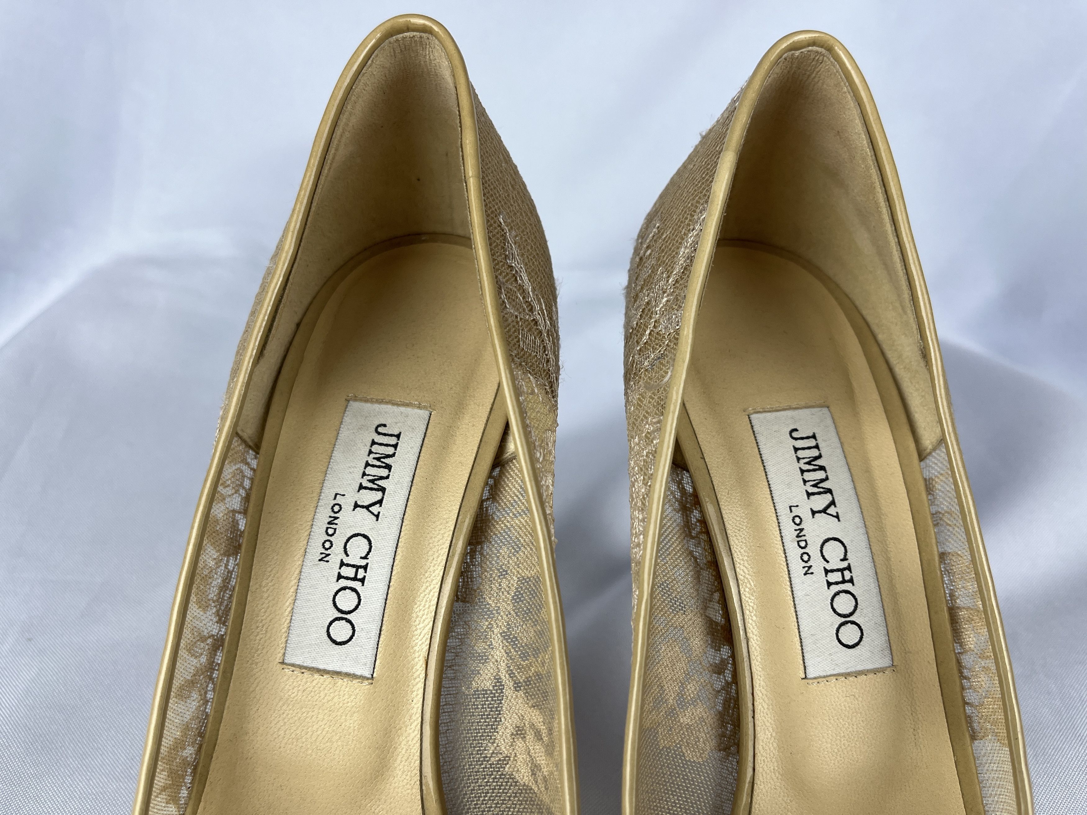 Jimmy Choo Jimmy Choo Mesh Peep Toes Heels 39.5 UK 6.5 US 9.5 CM 26.5 Size US 9.5 / IT 39.5 - 9 Thumbnail