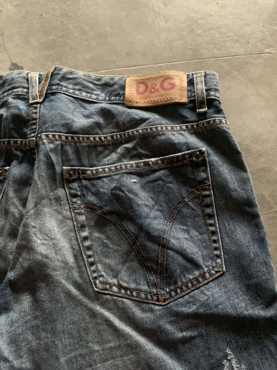 Dolce & Gabbana 00s distressed dolce gabbana crazy design Size US 35 - 14 Thumbnail