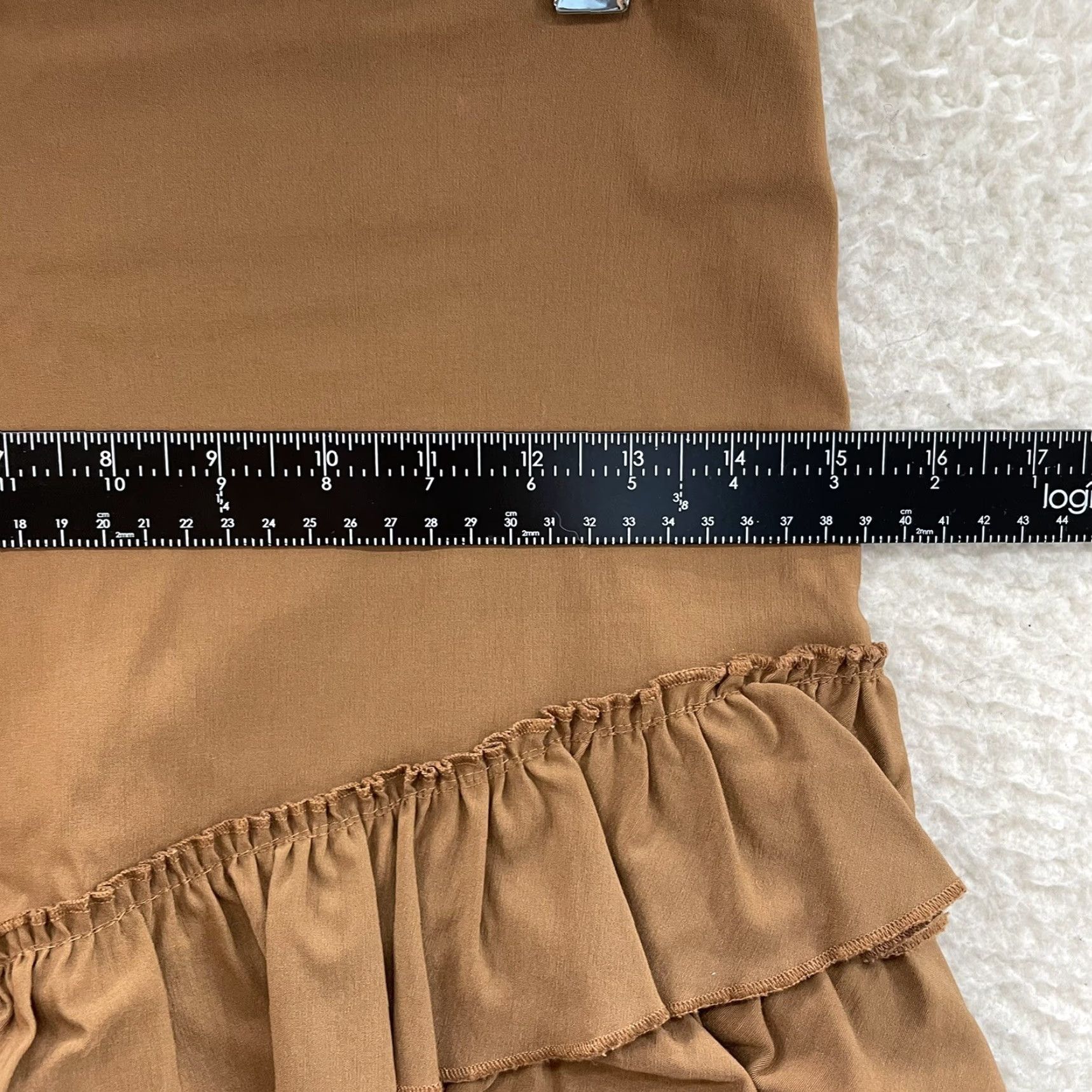 Morgan De Toi VINTAGE 90s Y2K Morgan De Toi Skirt 4 26 Brown Edwardian Fairy Grunge Women Size 27" / US 4 / IT 40 - 6 Thumbnail
