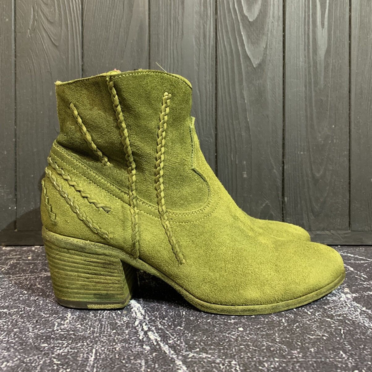 Vintage Fauzian Jeunesse Vintage Women’s Suede Boots 37.5 Size Size US 7.5 / IT 37.5 - 1 Thumbnail