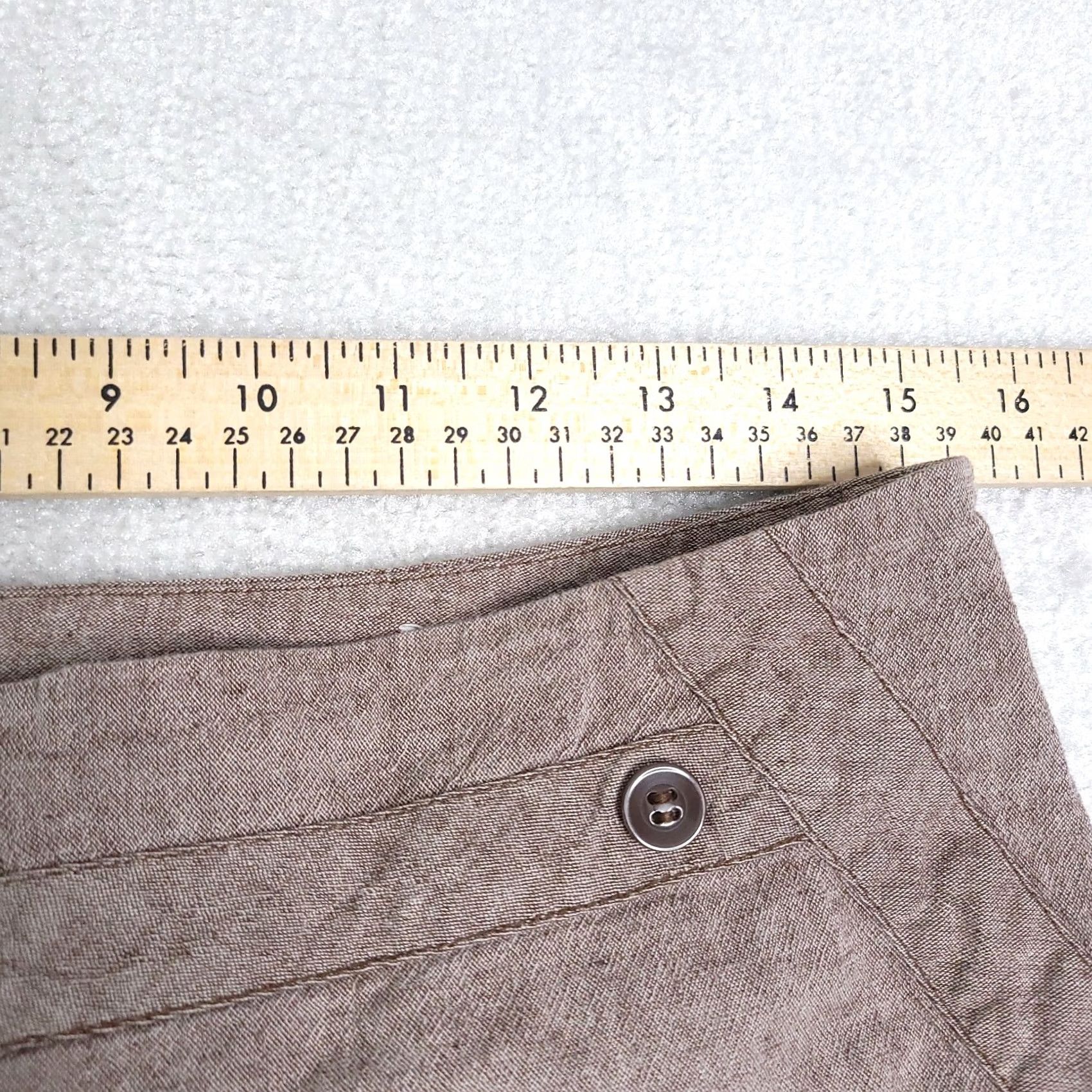 Worthington VINTAGE Worthington Modern Fit Pants Women's 10 Brown Back Pockets Classic Dress Pants Mens? Womens? Size 32" / US 10 / IT 46 - 5 Thumbnail