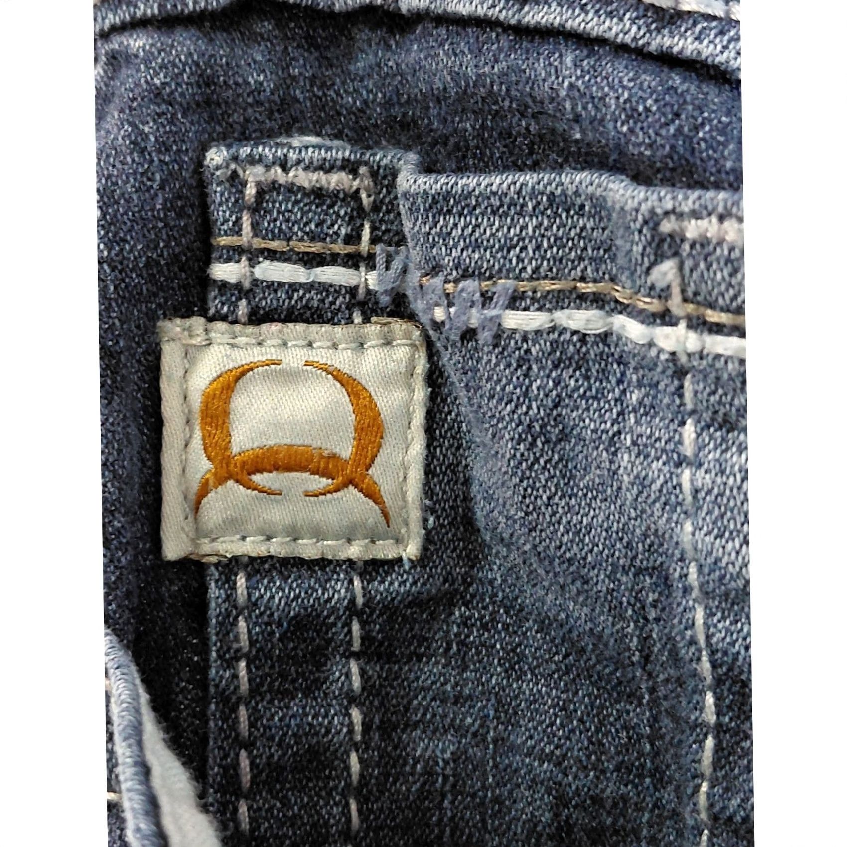 Denime Cinch Jeans Blue Solid Classic Men 31X32 Denim Stretch Regular Front Zip Zip Closure M/L Rise Mid 10-12 in Size US 31 - 5 Thumbnail