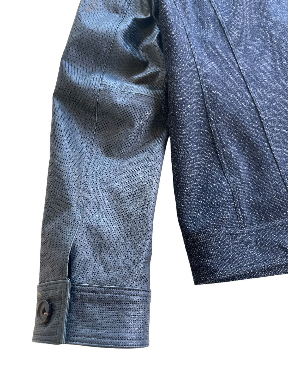 JOSEPH HOMME Joseph Homme Wool / Goatskin Leather Sleeve Jacket Size US S / EU 44-46 / 1 - 9 Thumbnail