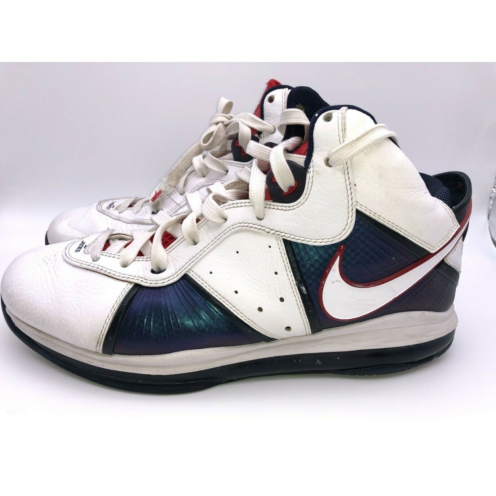 Nike Nike LEBRON 8 VIII Signature USA Olympics 417098-100 Size 13 Size US 13 / EU 46 - 2 Thumbnail