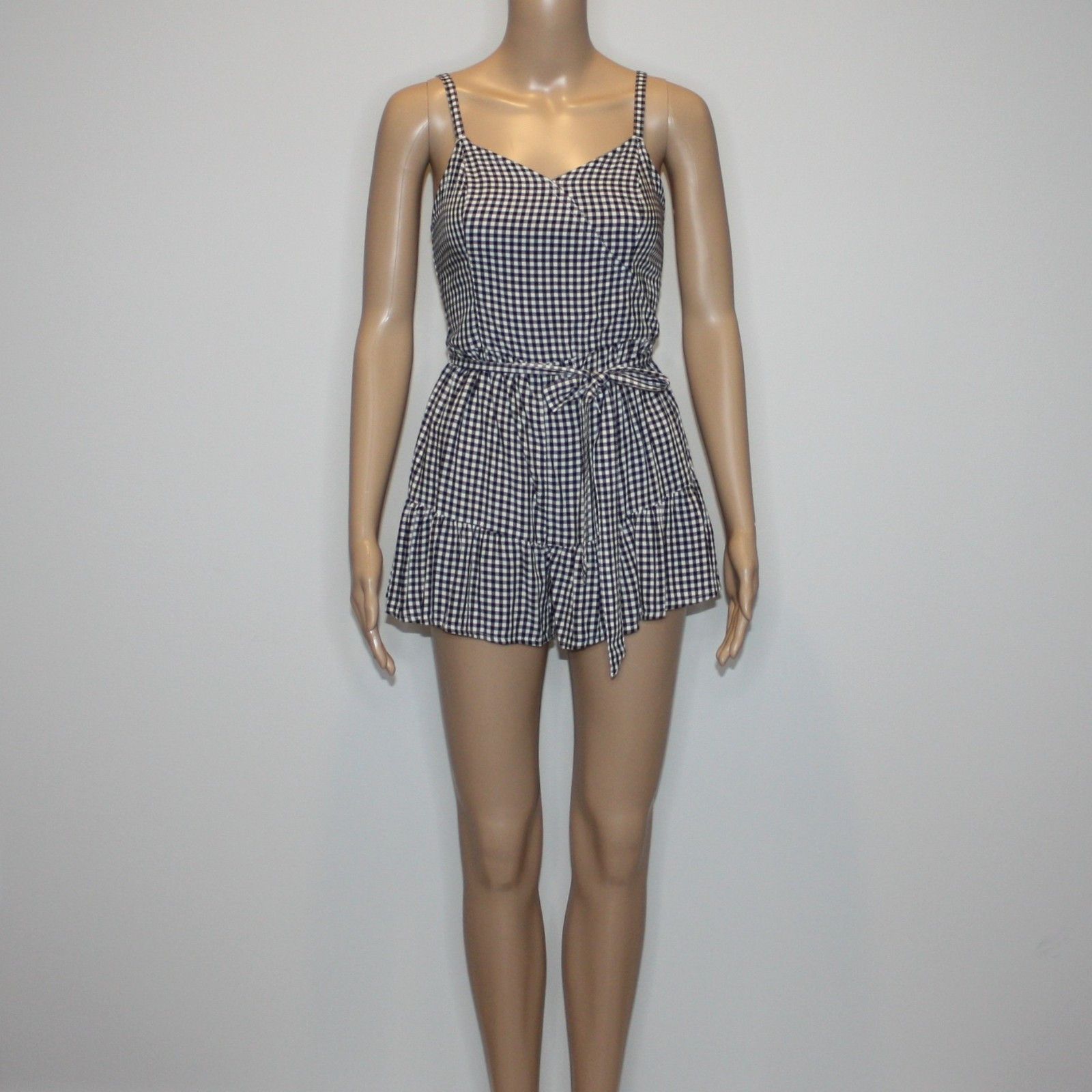 Hollister Hollister Romper in Black & White Check Print and size XS Size 26" / US 2 / IT 38 - 4 Thumbnail