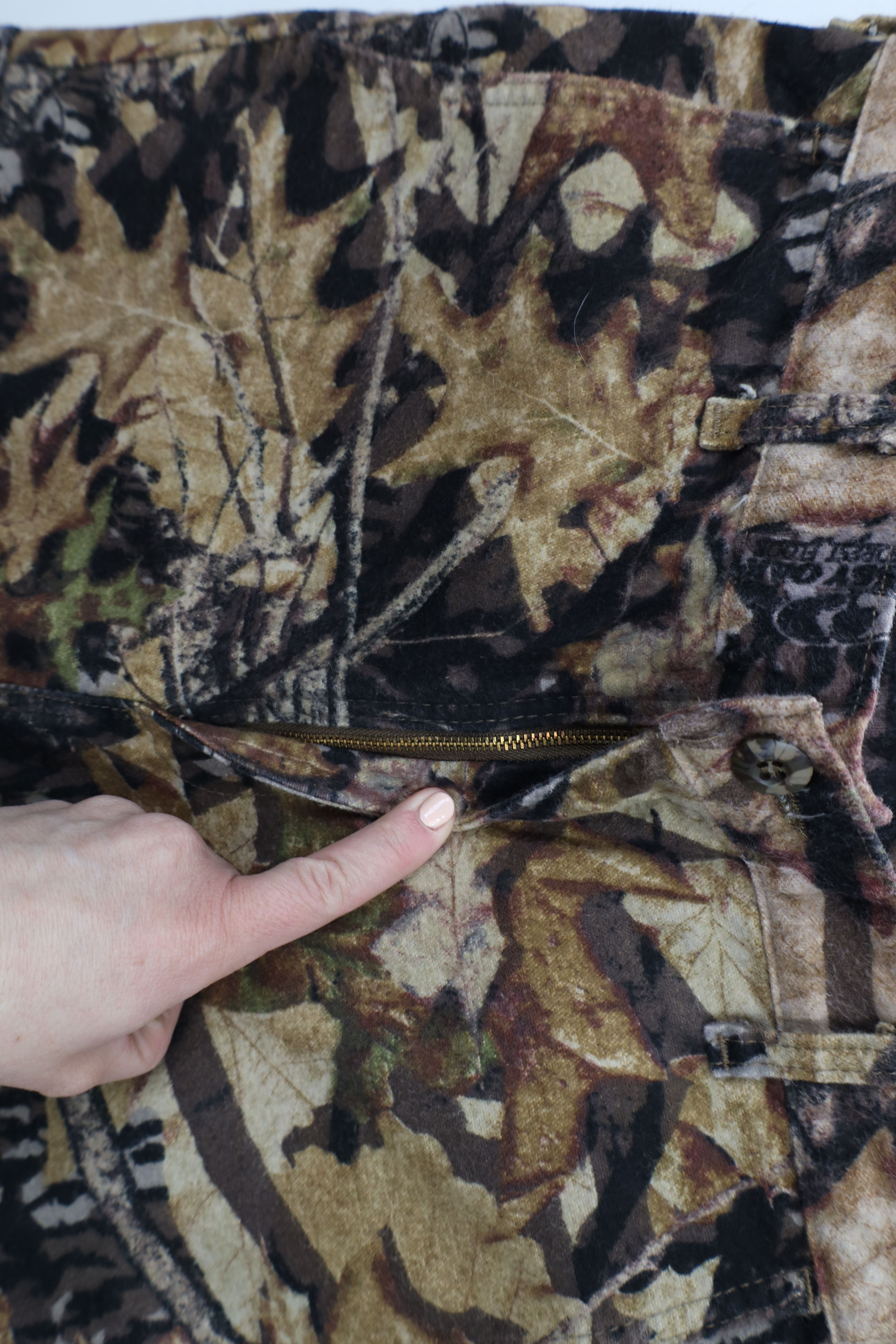 Mossy Oaks × Vintage Vintage 90s Mossy Oak Camouflage Cloth Cargo Pants USA Size US 32 / EU 48 - 6 Thumbnail