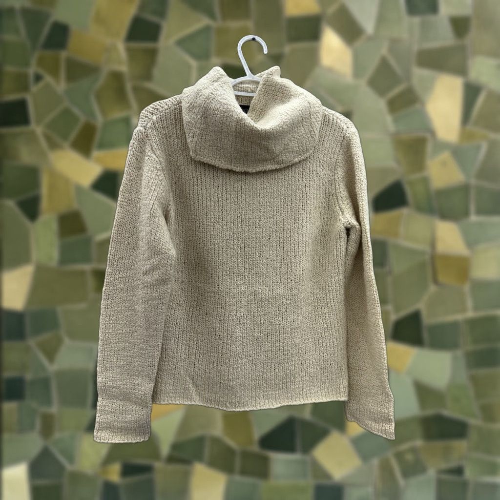 Eileen Fisher Eileen Fisher Womens Sweater Medium Tan Pullover Cowl Neck Merino Wool Camel Size M / US 6-8 / IT 42-44 - 1 Thumbnail