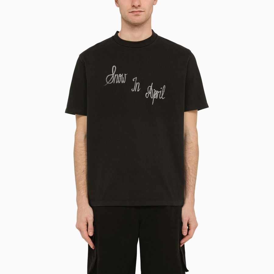 image of Our Legacy O1D2Blof0524 Cotton T-Shirts In Black, Men's (Size Large)