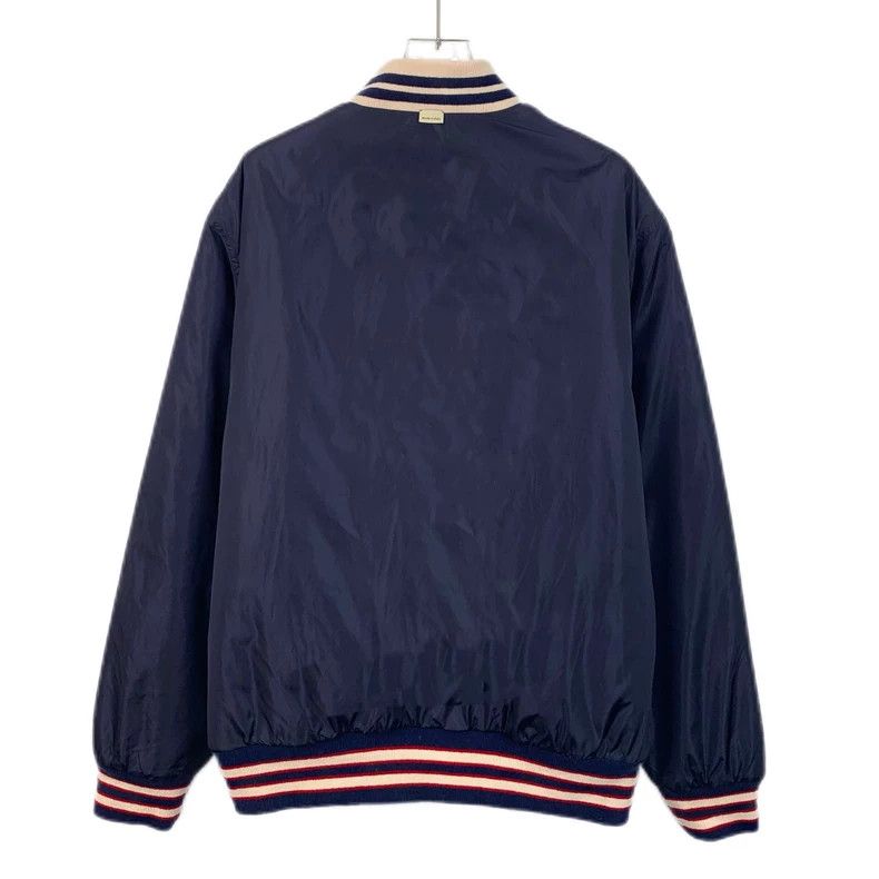 Gucci Gucci Dark blue dark pattern logo full print zipper basebal Size US L / EU 52-54 / 3 - 4 Thumbnail