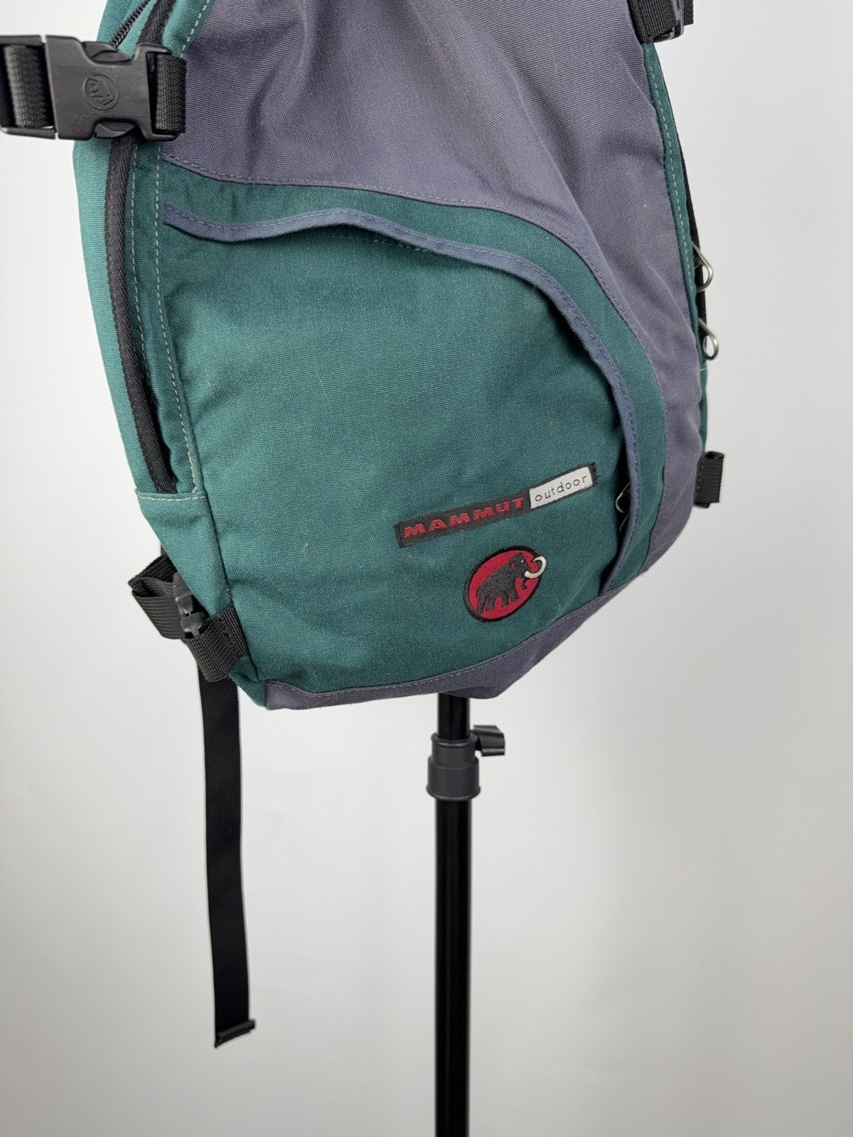 Mammut × Vintage Vintage Mammut Outdoor Mini Backpack Green Gray Size ONE SIZE - 2 Thumbnail