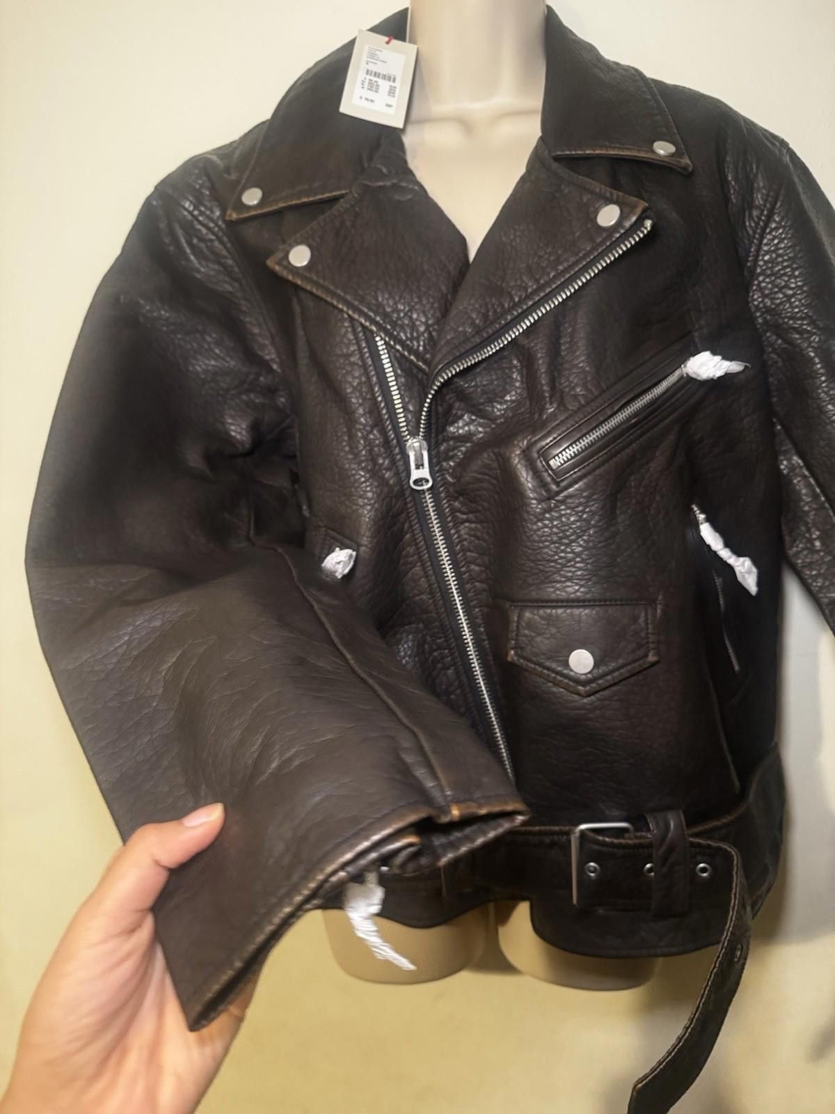 Bdg BDG Oversized Faux Leather Biker Jacket BNWT S/8 Size S / US 4 / IT 40 - 3 Thumbnail